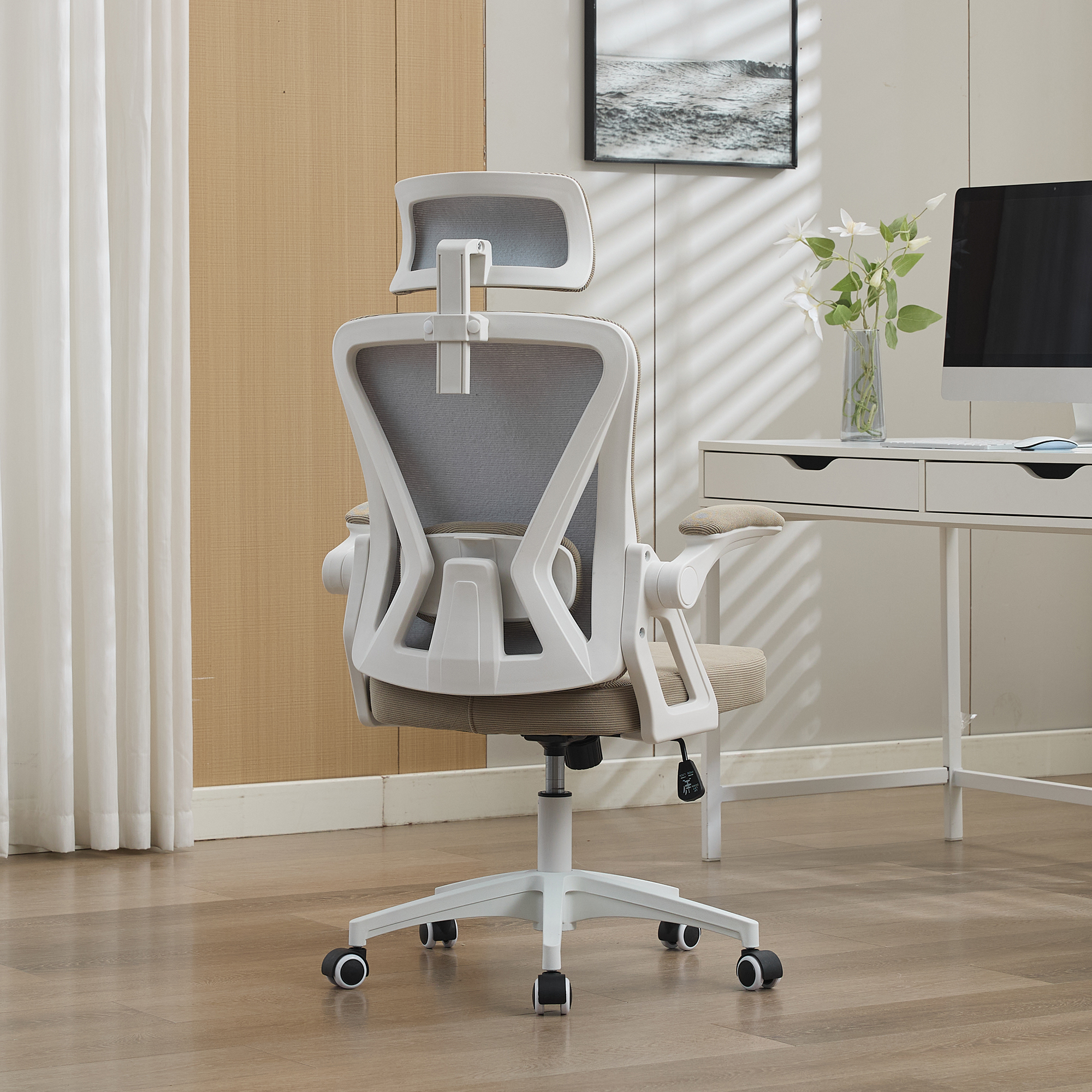 Détail du fauteuil de bureau