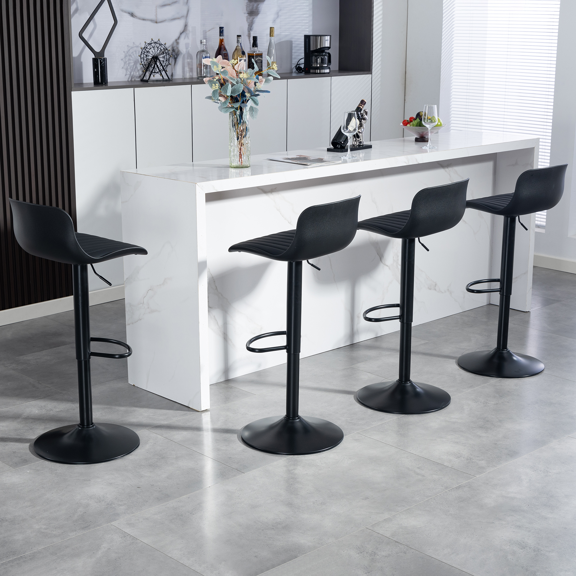 Détail du tabouret de bar