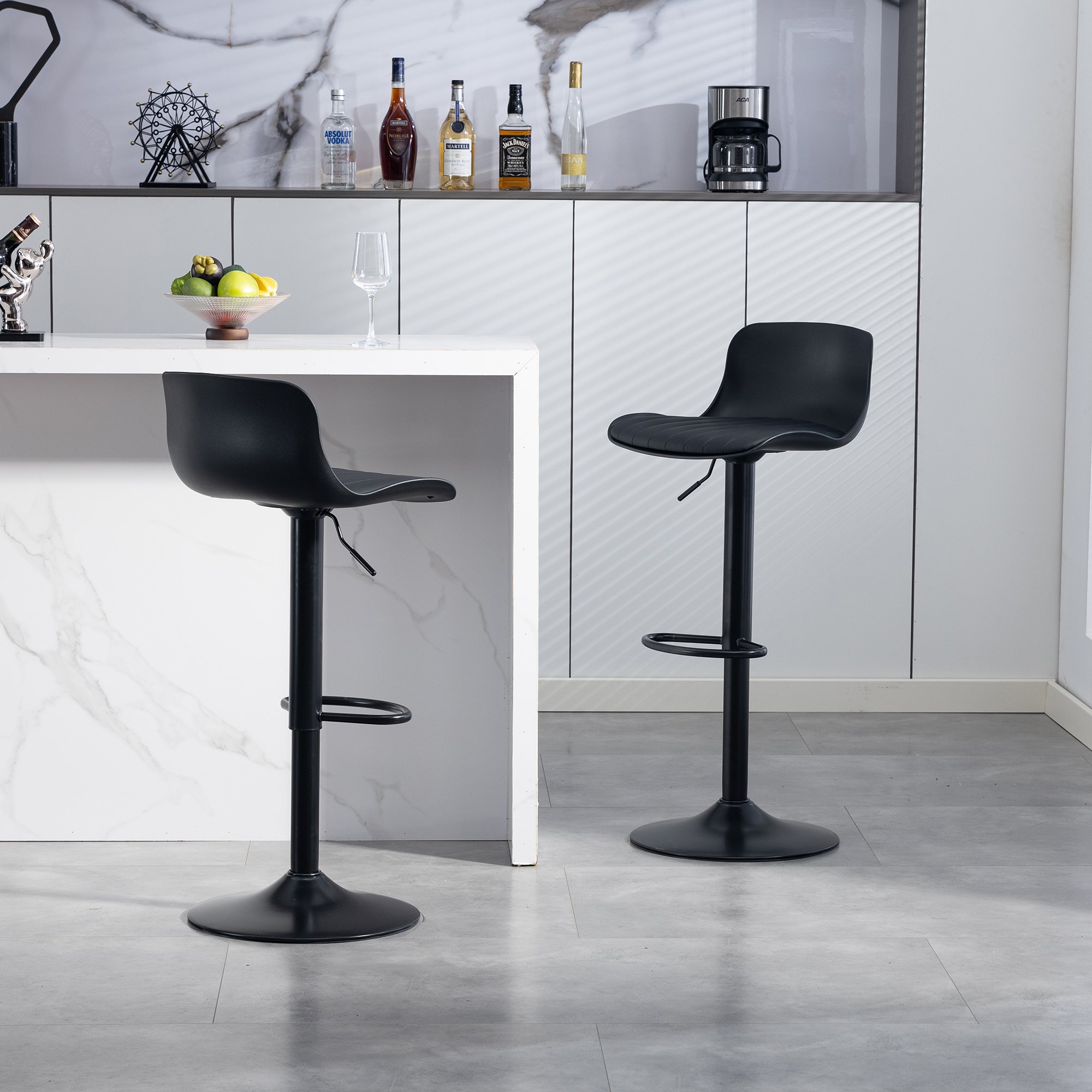 Détail du tabouret de bar