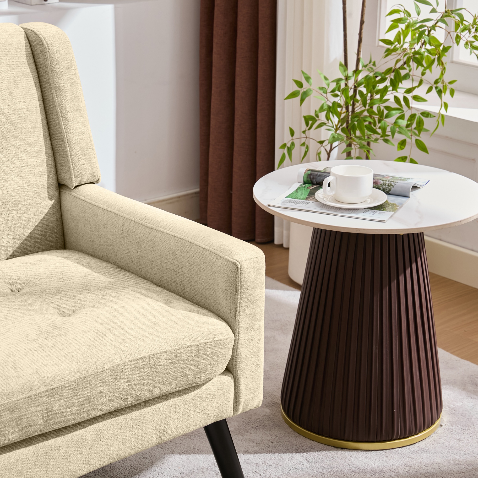 Détail du fauteuil d'appoint