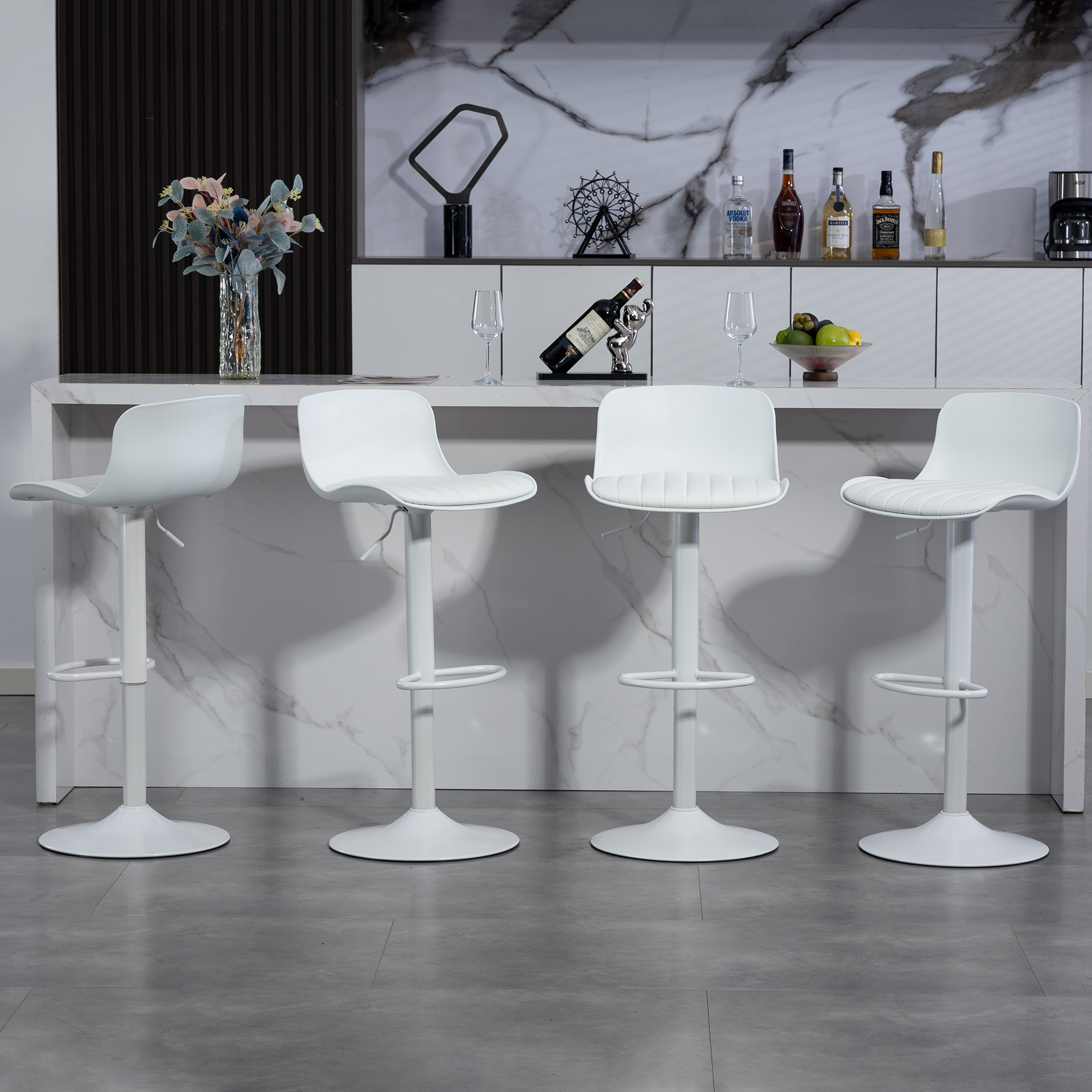 Détail du tabouret de bar
