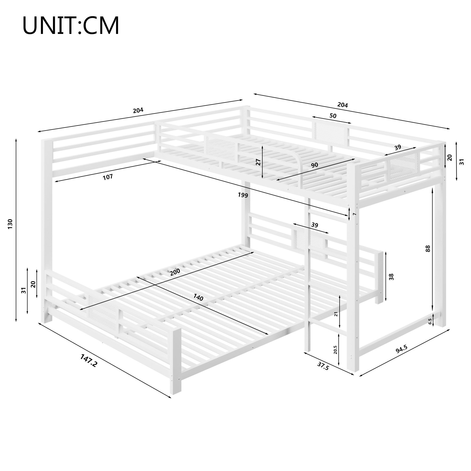 lit enfant design moderne