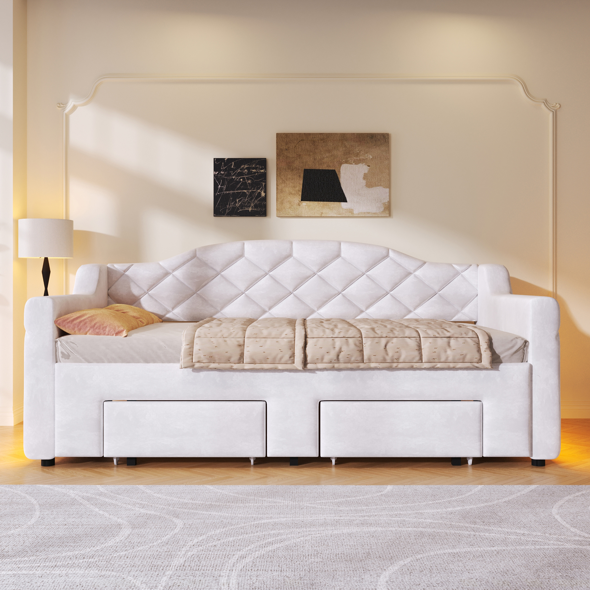 Détail du lit banquette