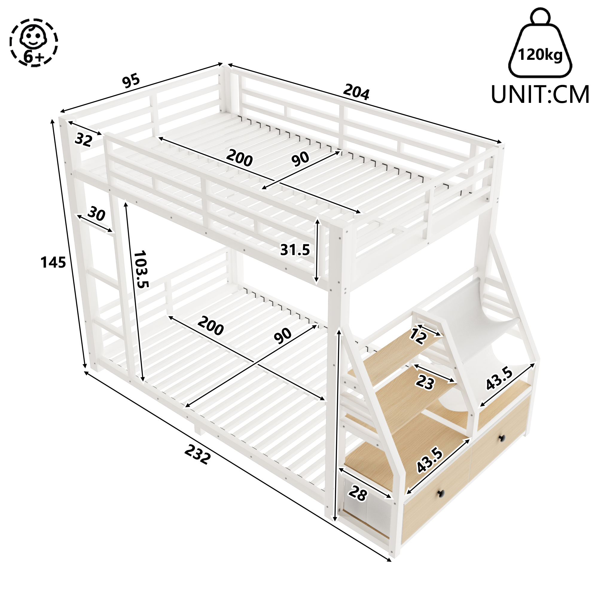 lit enfant design moderne