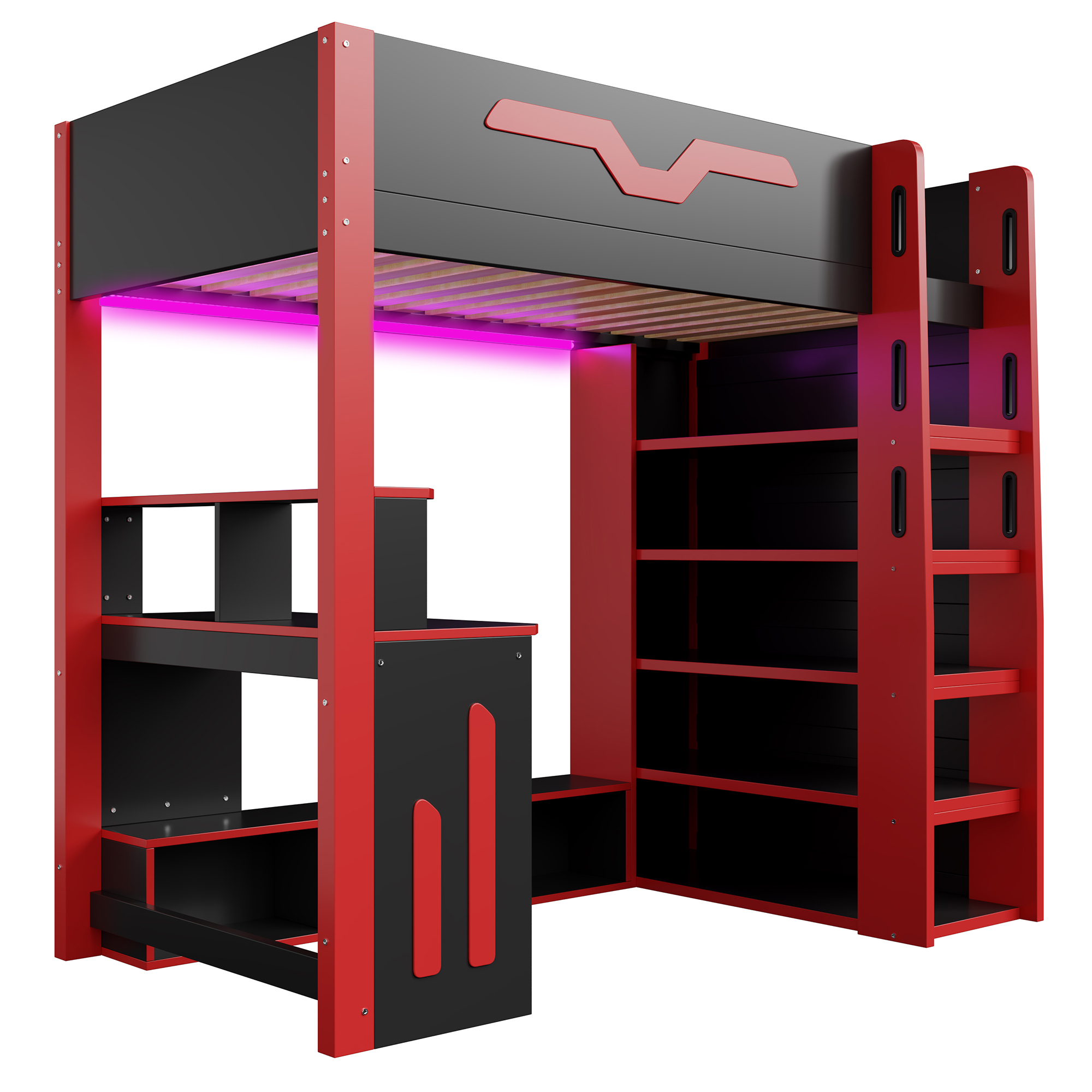 Détail du lit mezzanine
