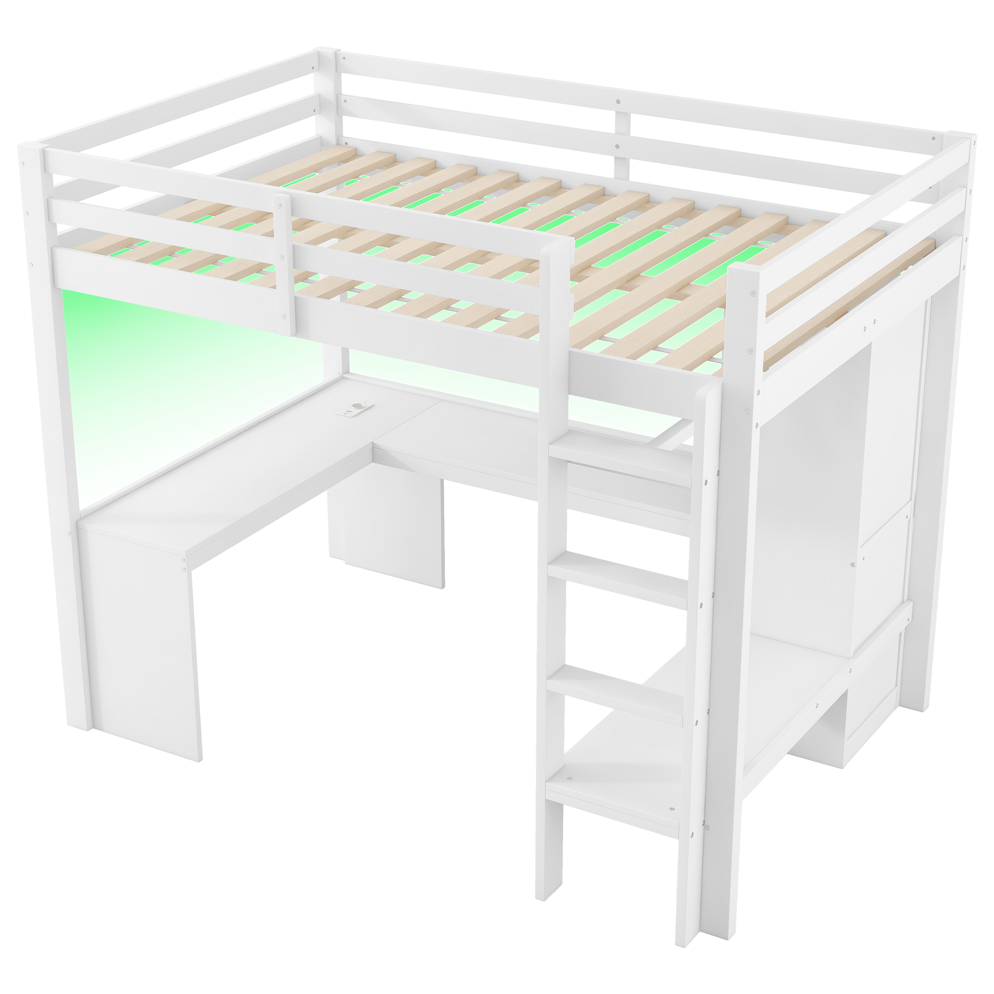 Lit mezzanine - structure et rangements
