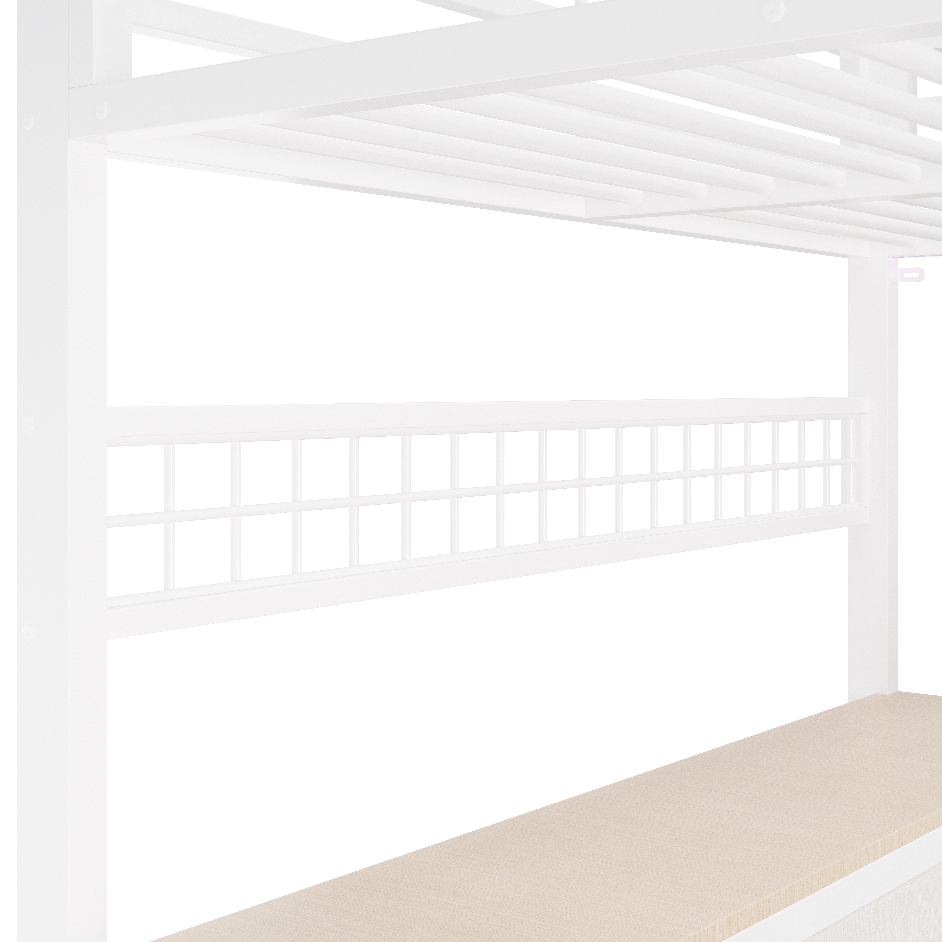 Barrières de protection et accès au lit mezzanine