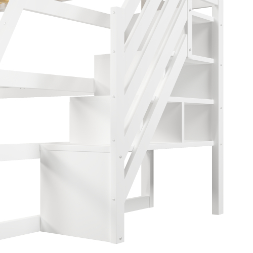 Escalier de rangement intégré