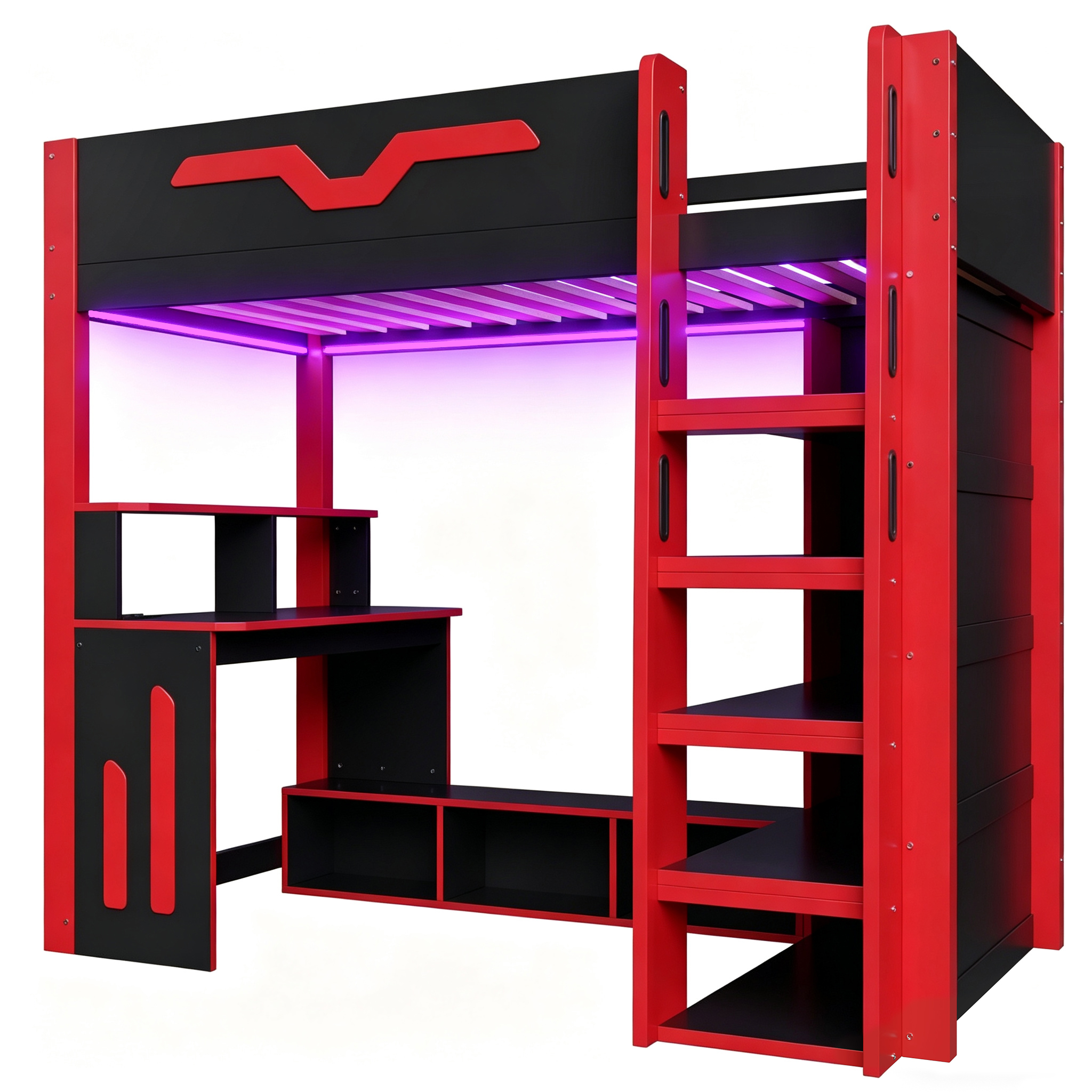 Détail du lit mezzanine