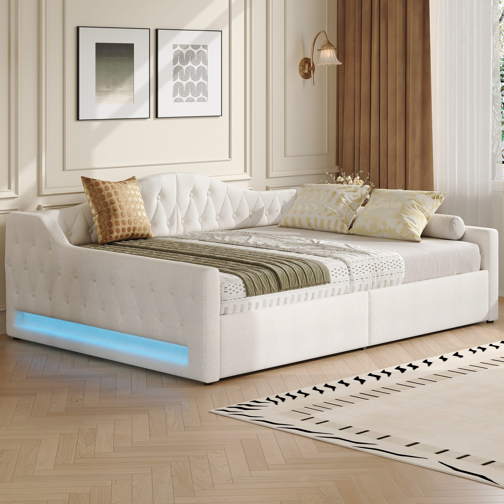 Détail du lit banquette