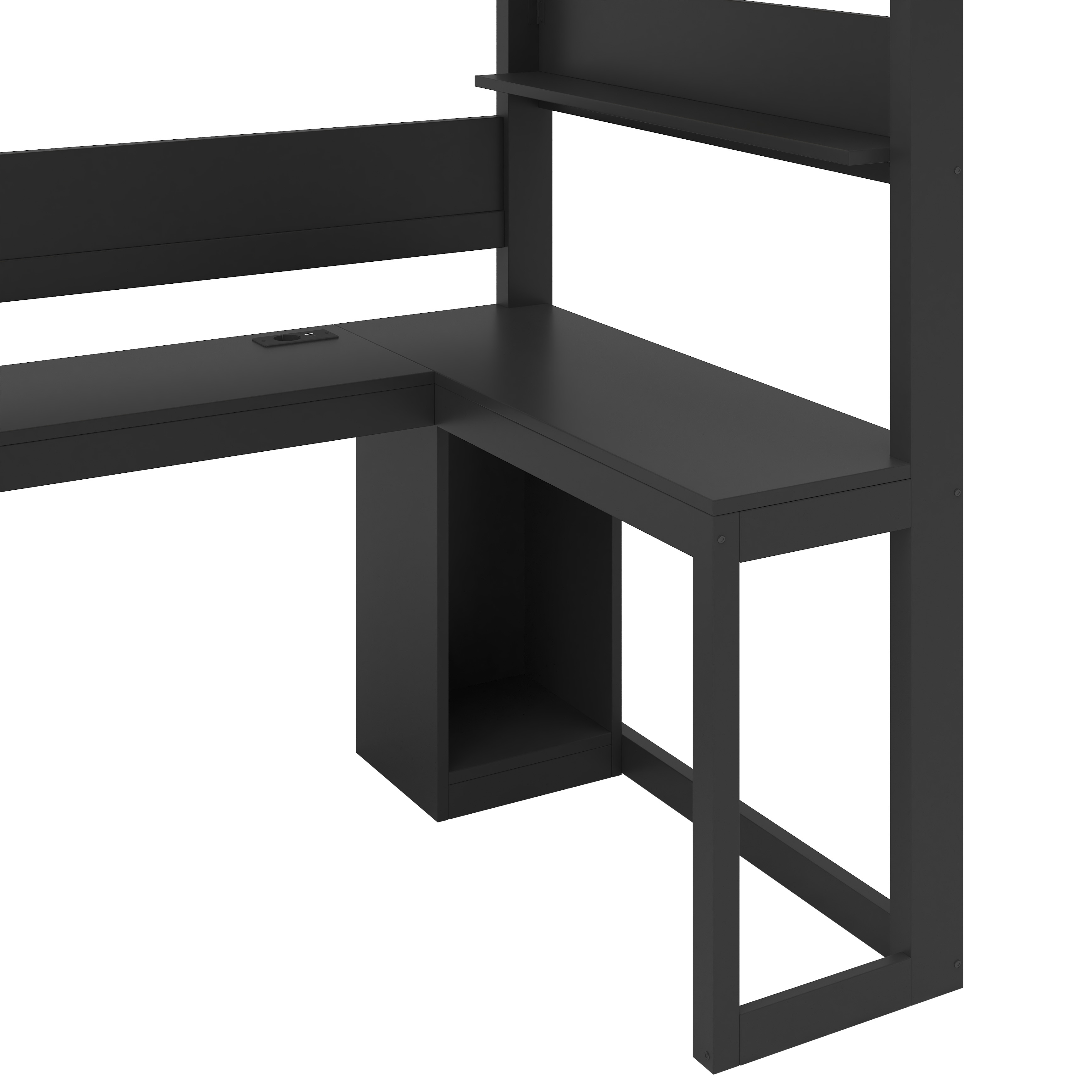 Lit Mezzanine Gaming 90×200 cm – Bureau, LED et Rangements Intégrés – Dimensions et caractéristiques du couchage