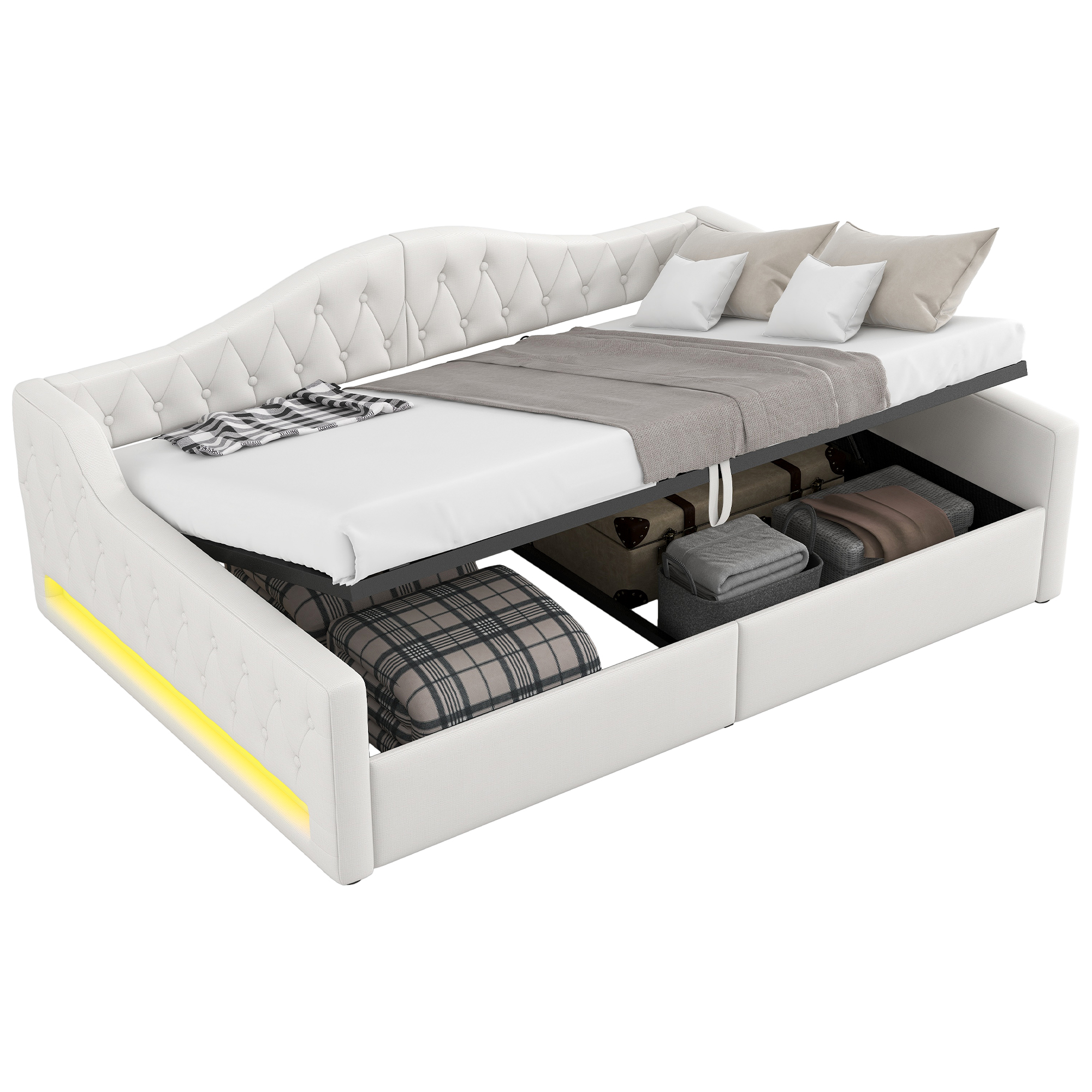 Détail du lit banquette