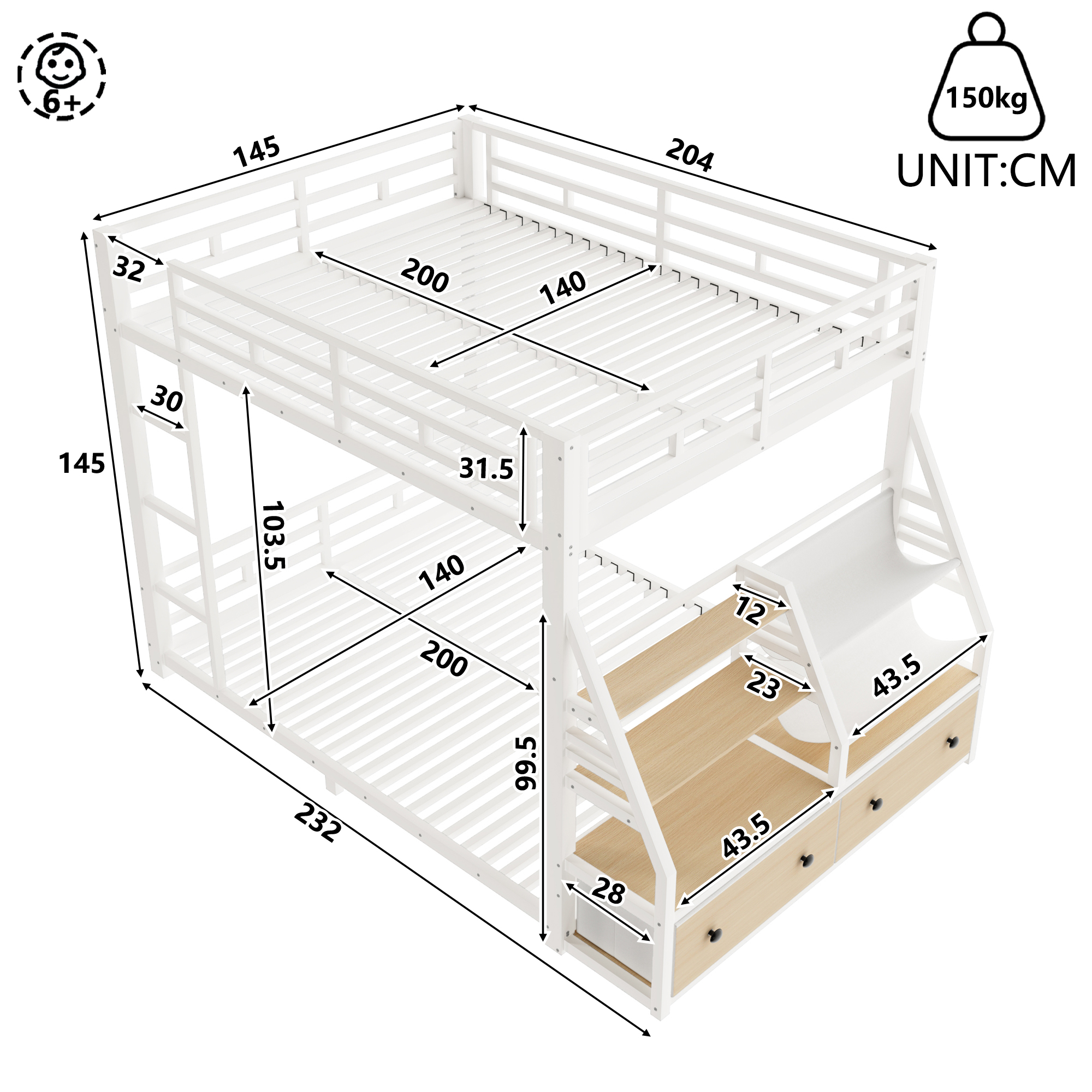 lit enfant design moderne