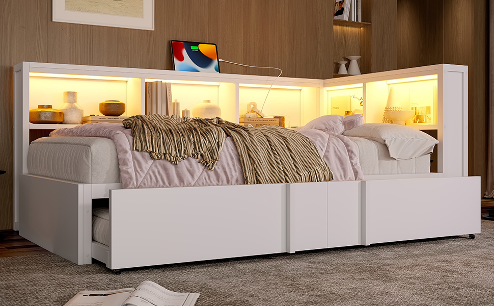 Détail du lit banquette