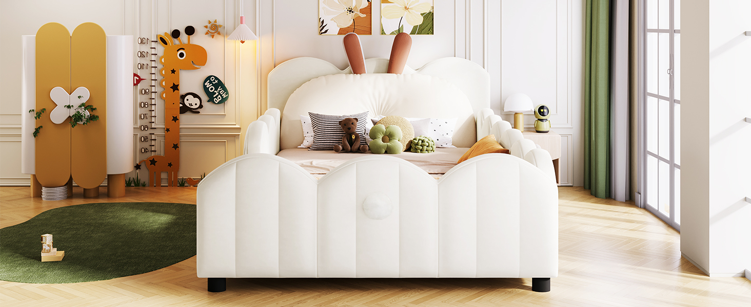 Tête de lit décorative avec coussin à motifs