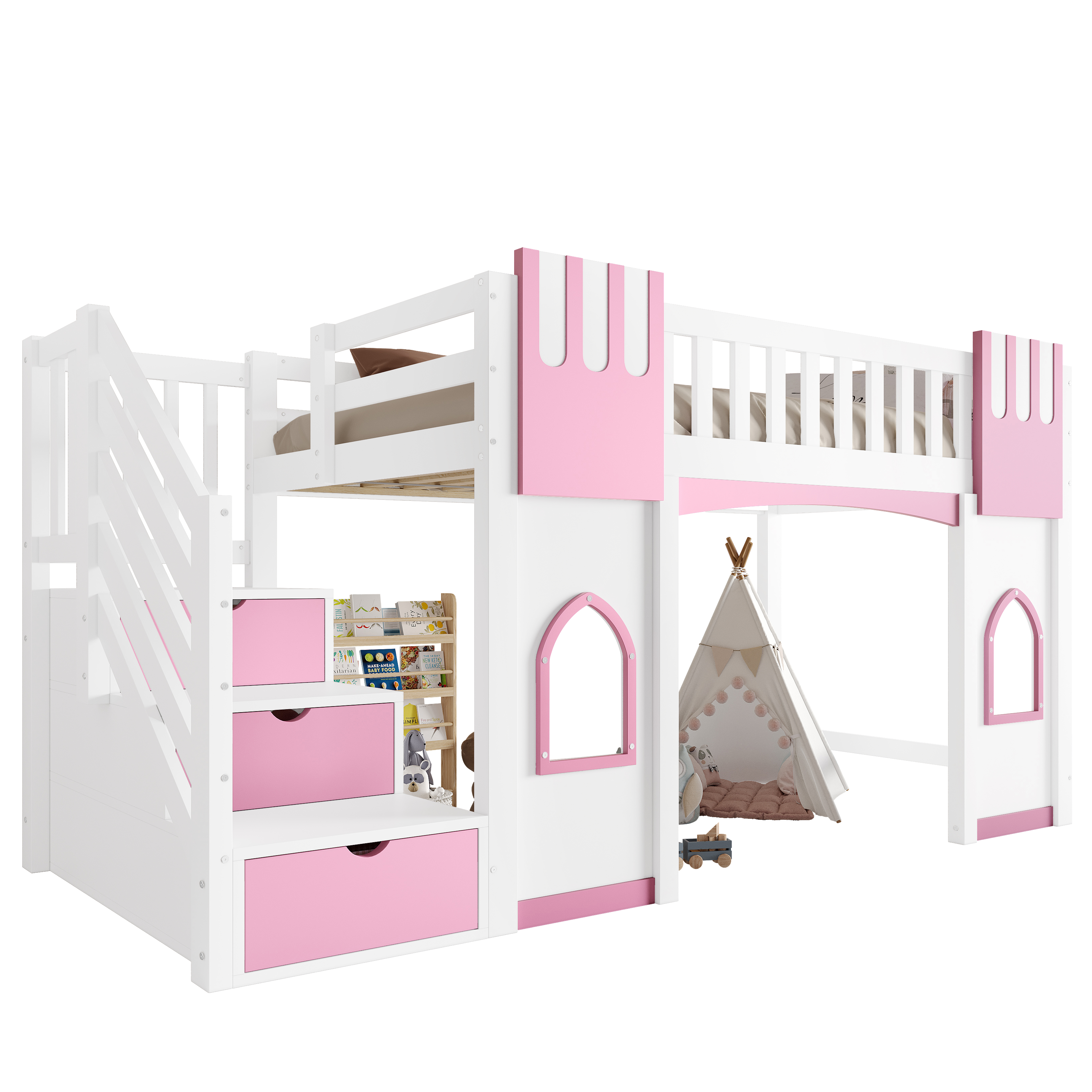 Détail du lit mezzanine