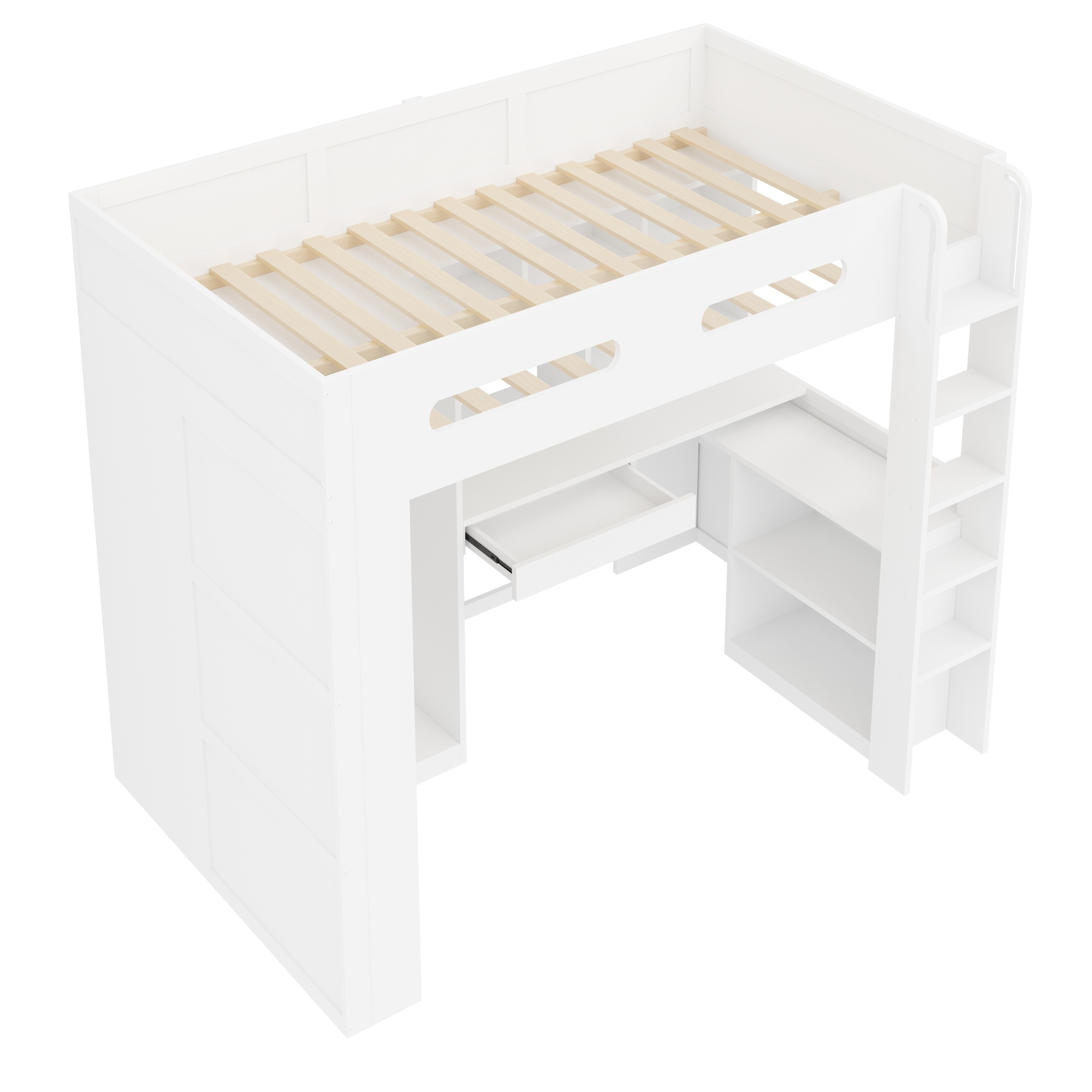 Lit mezzanine - LED sous couchage