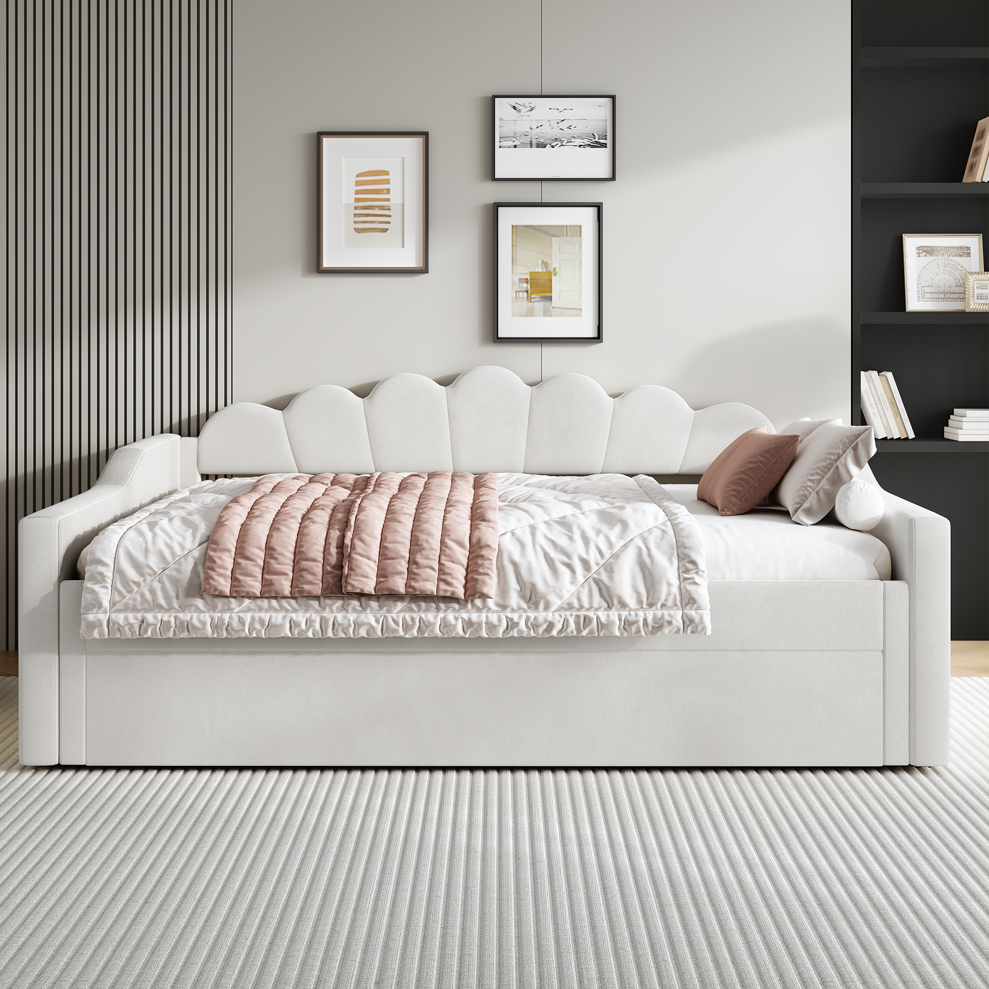 Détail du lit banquette