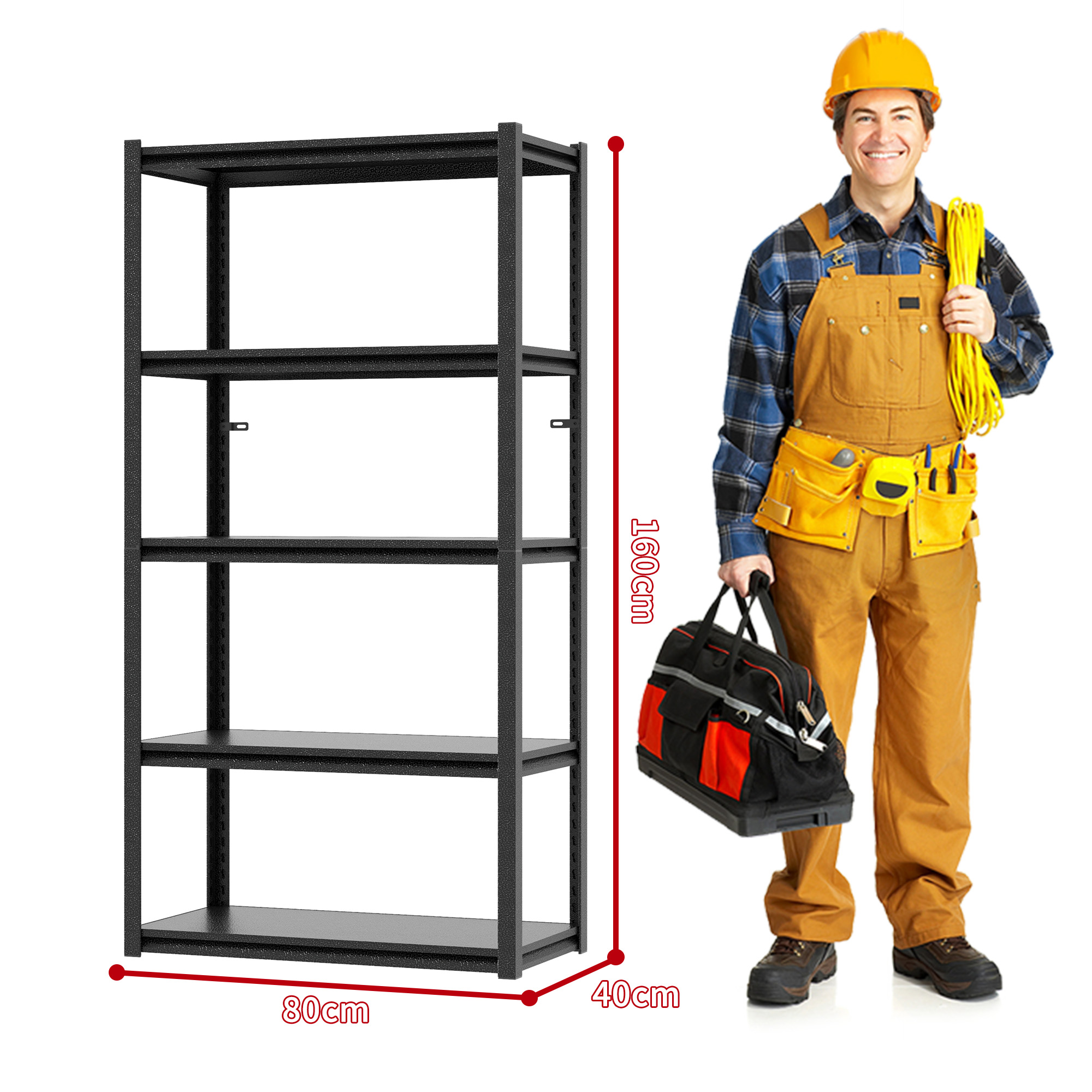 Dimensions du rayonnage de rangement