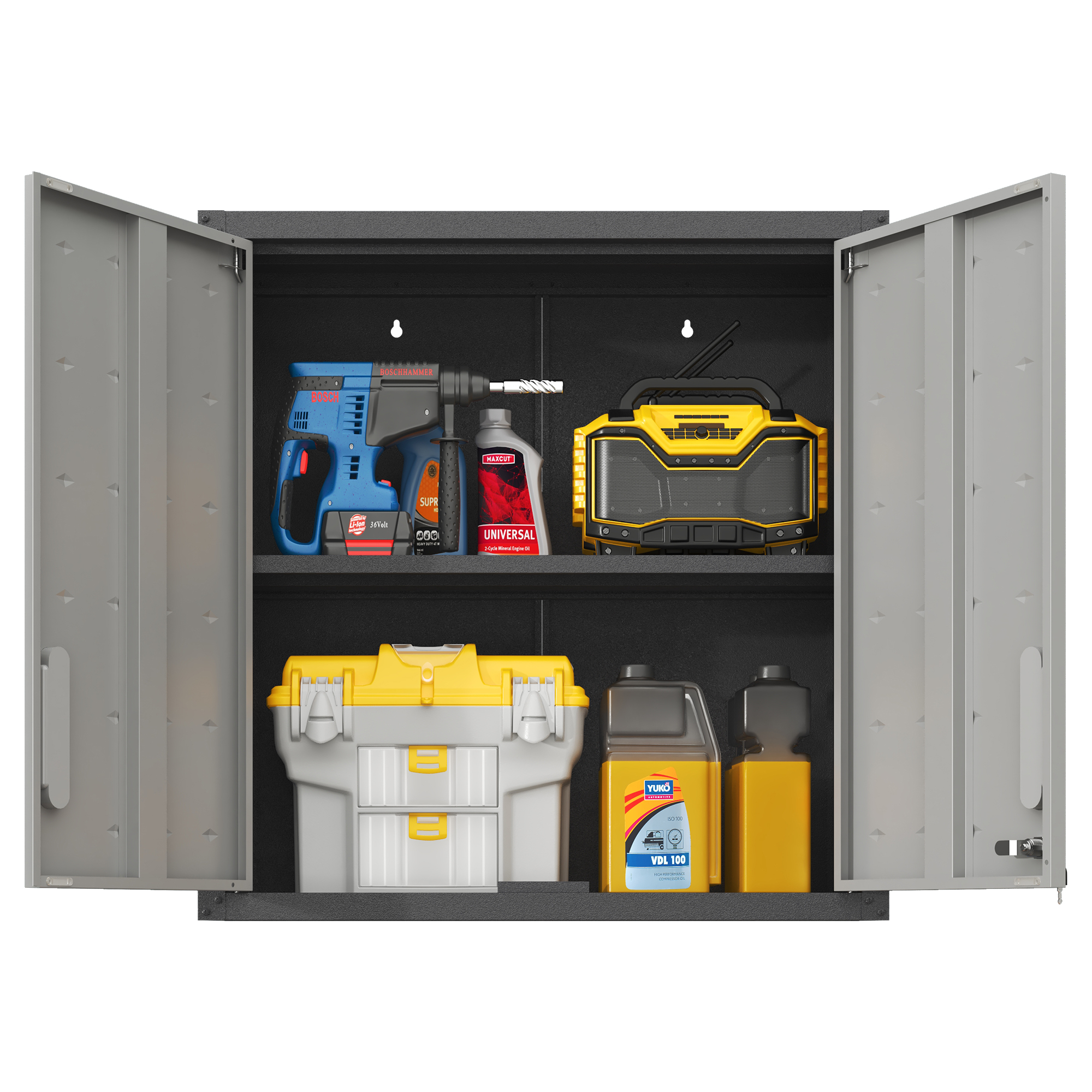 Détail du armoire à outils