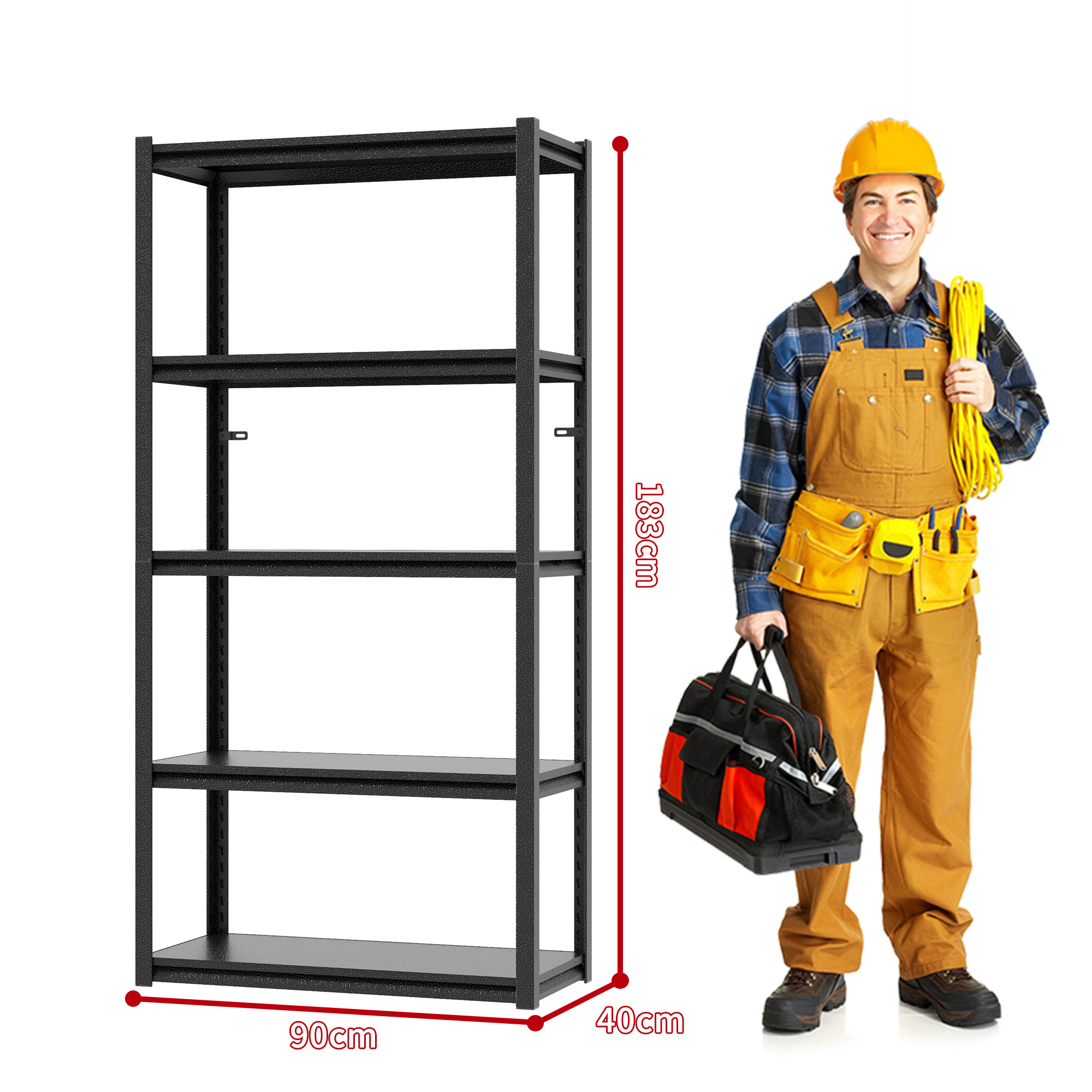 Dimensions du rayonnage de rangement