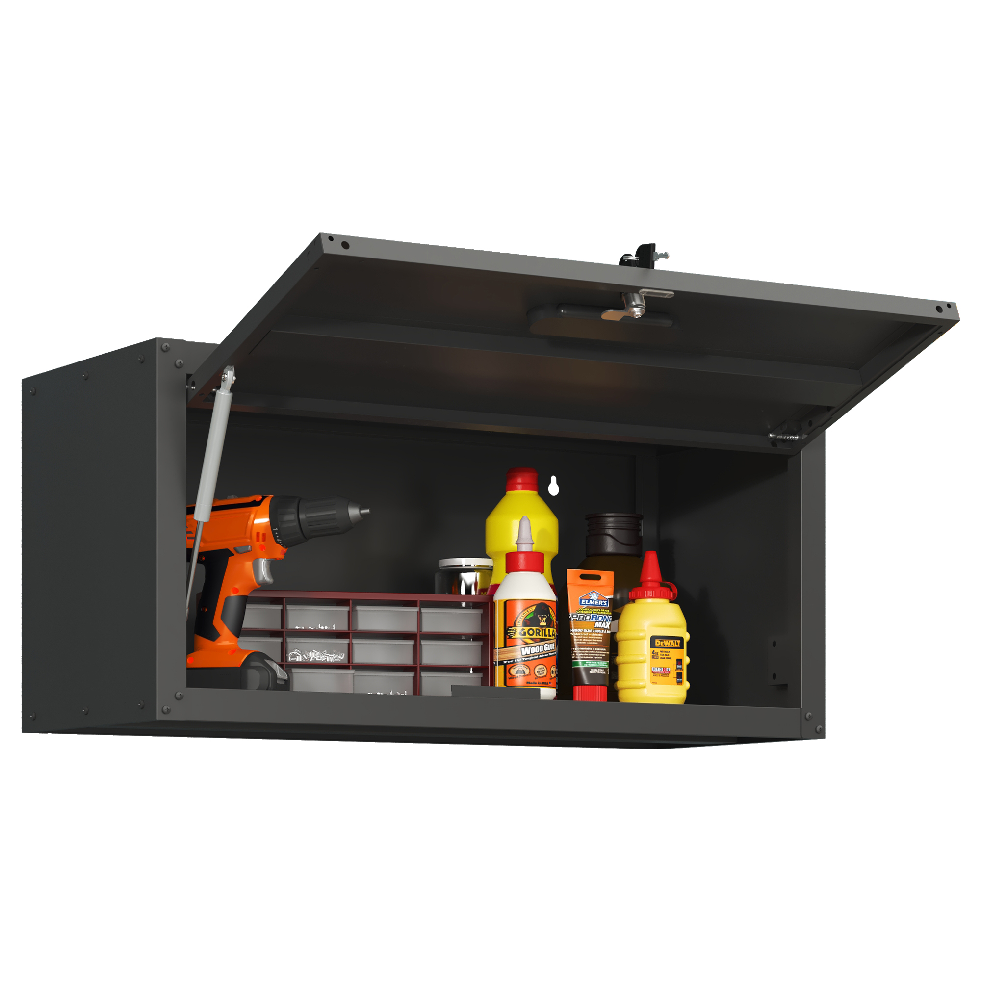 Détail du armoire à outils