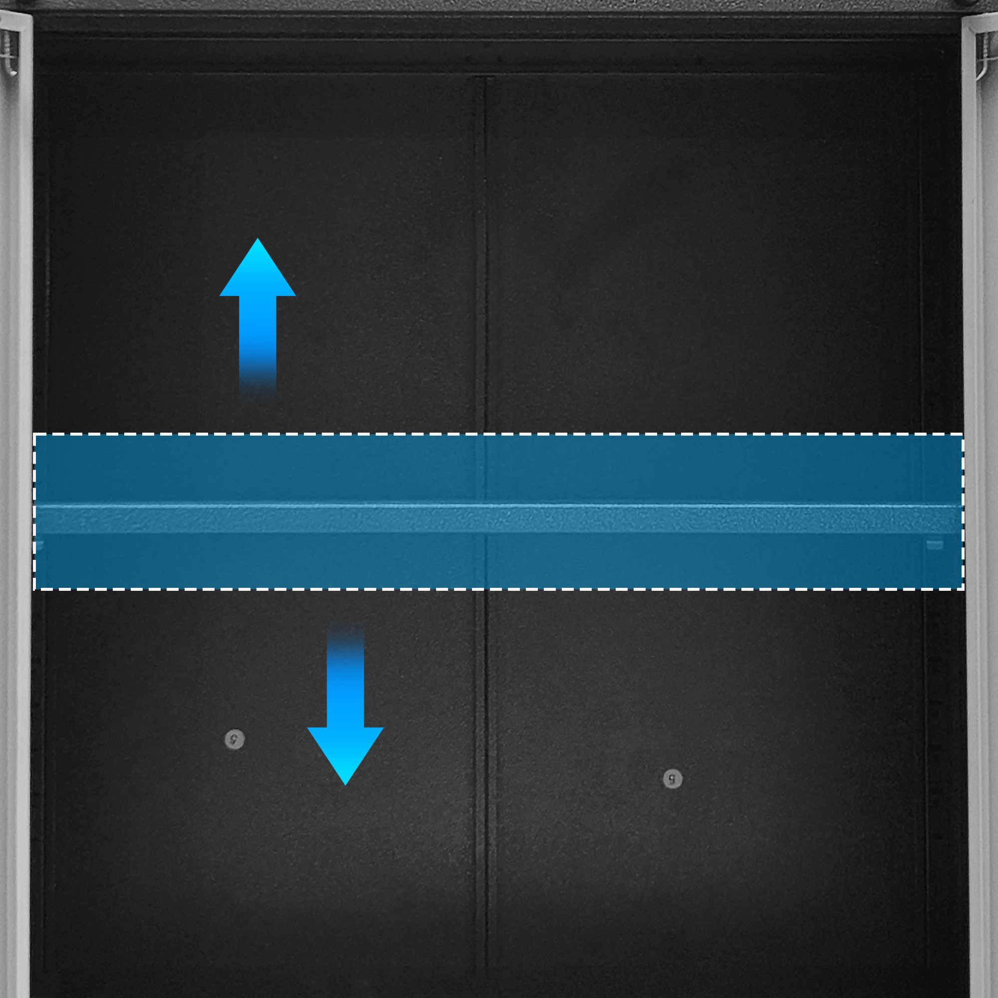 Détail du armoire à outils