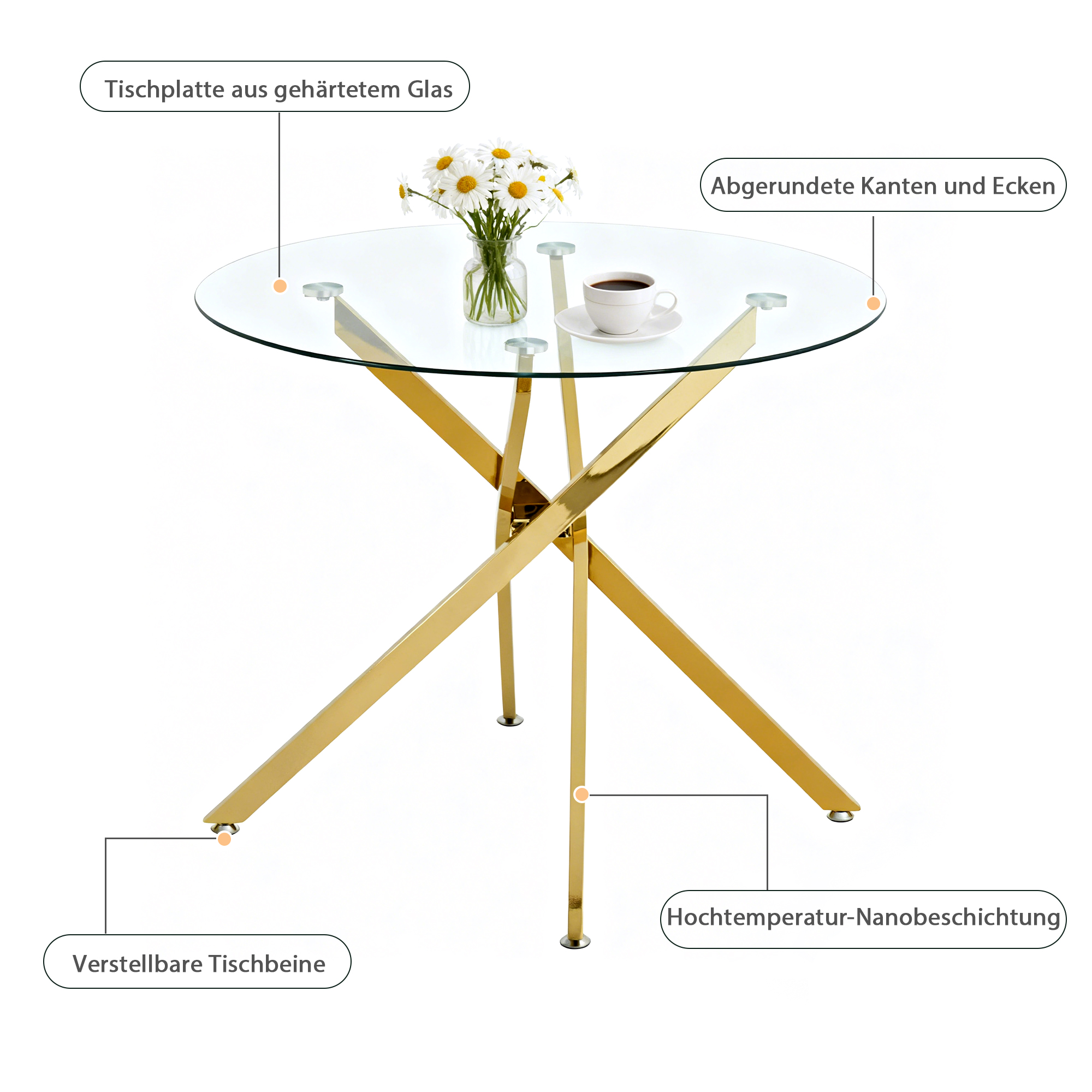 Détail du table basse