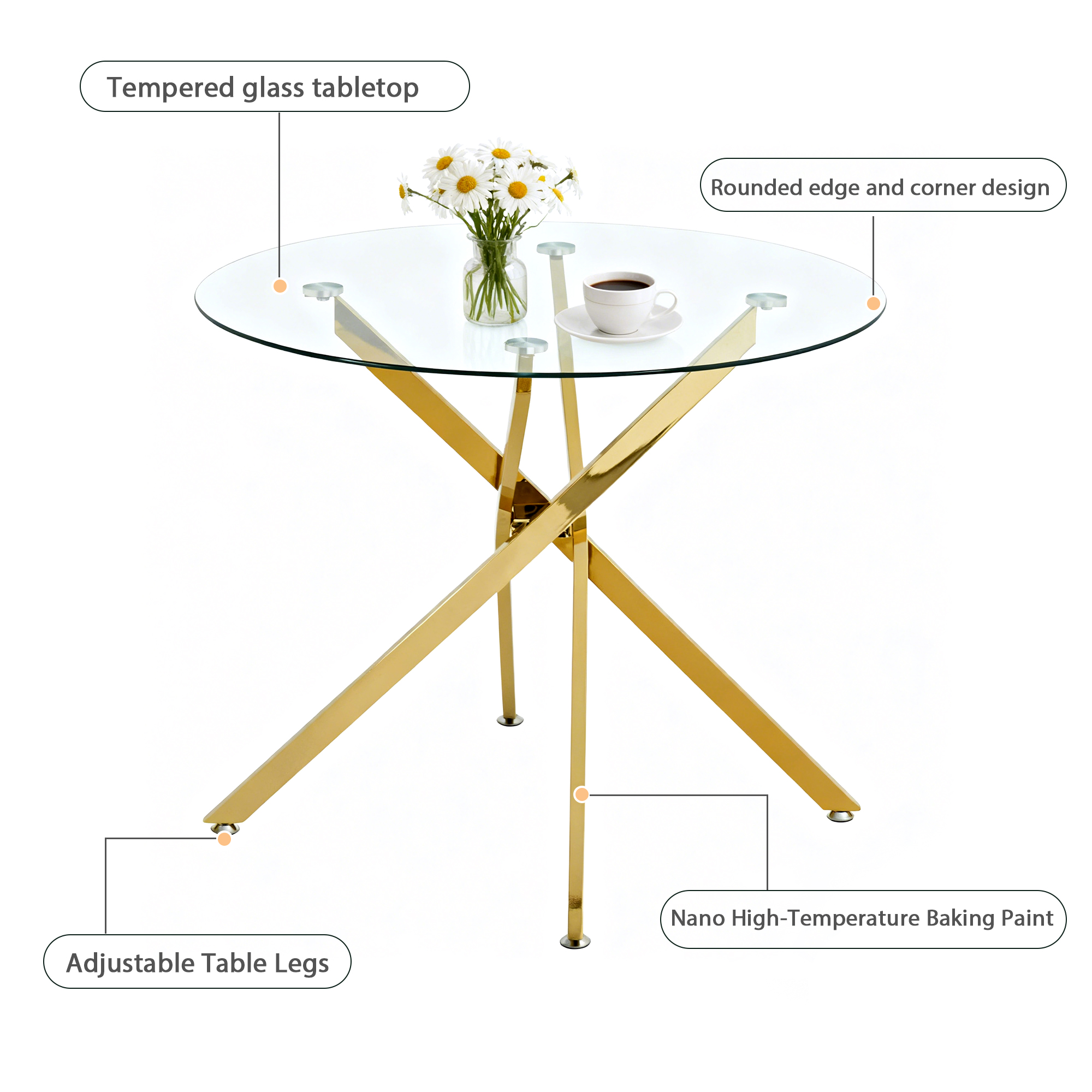 Détail du table basse