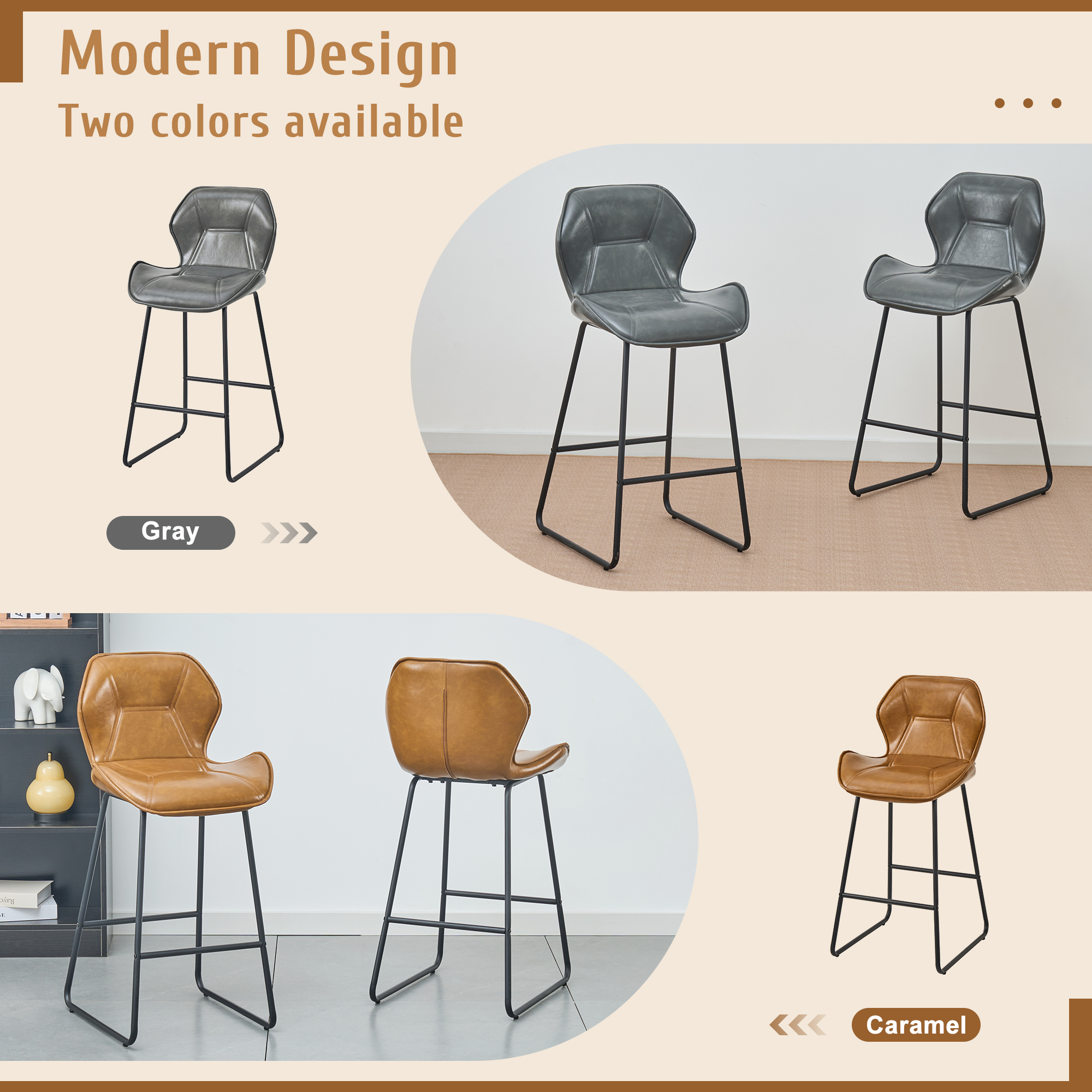 Détail du tabouret de bar