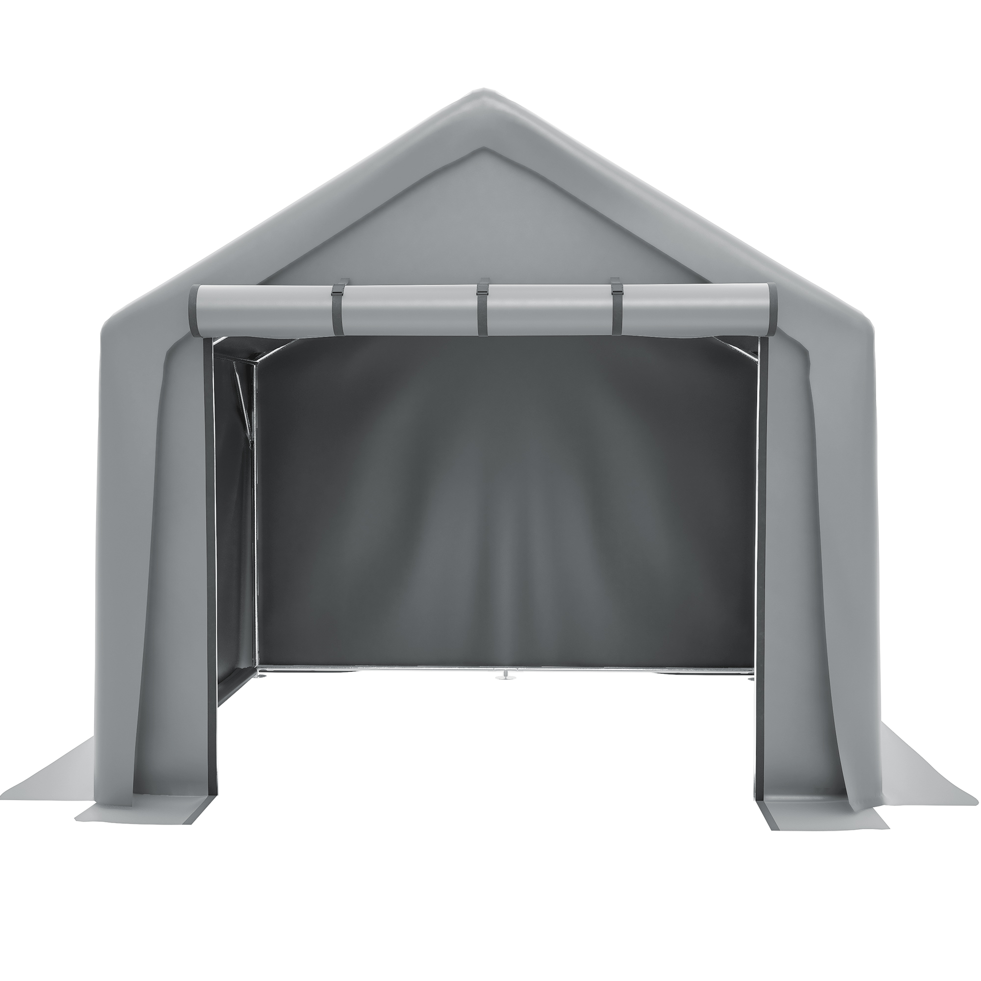 Cadre tube acier galvanisé antirouille, stable vent‑pluie‑soleil