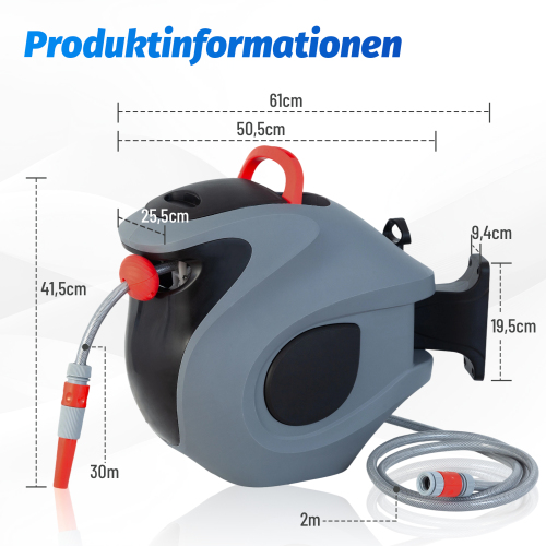 Pistolet 9 jets et support pivotant