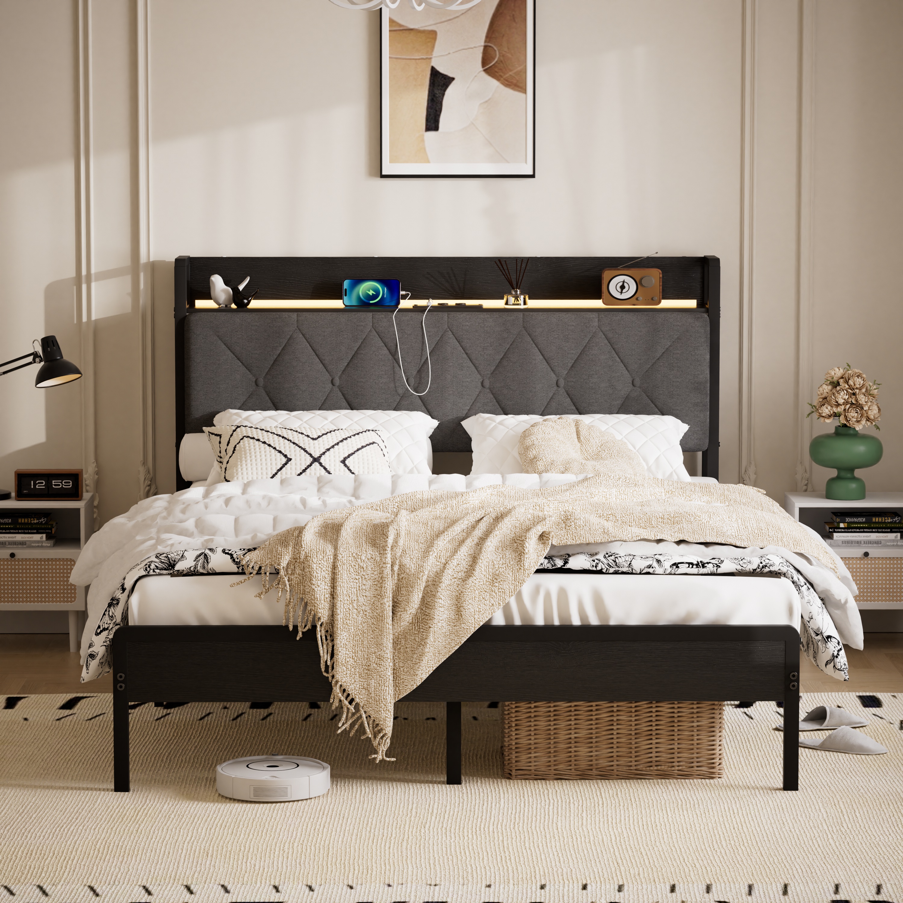 Vue principale du lit double