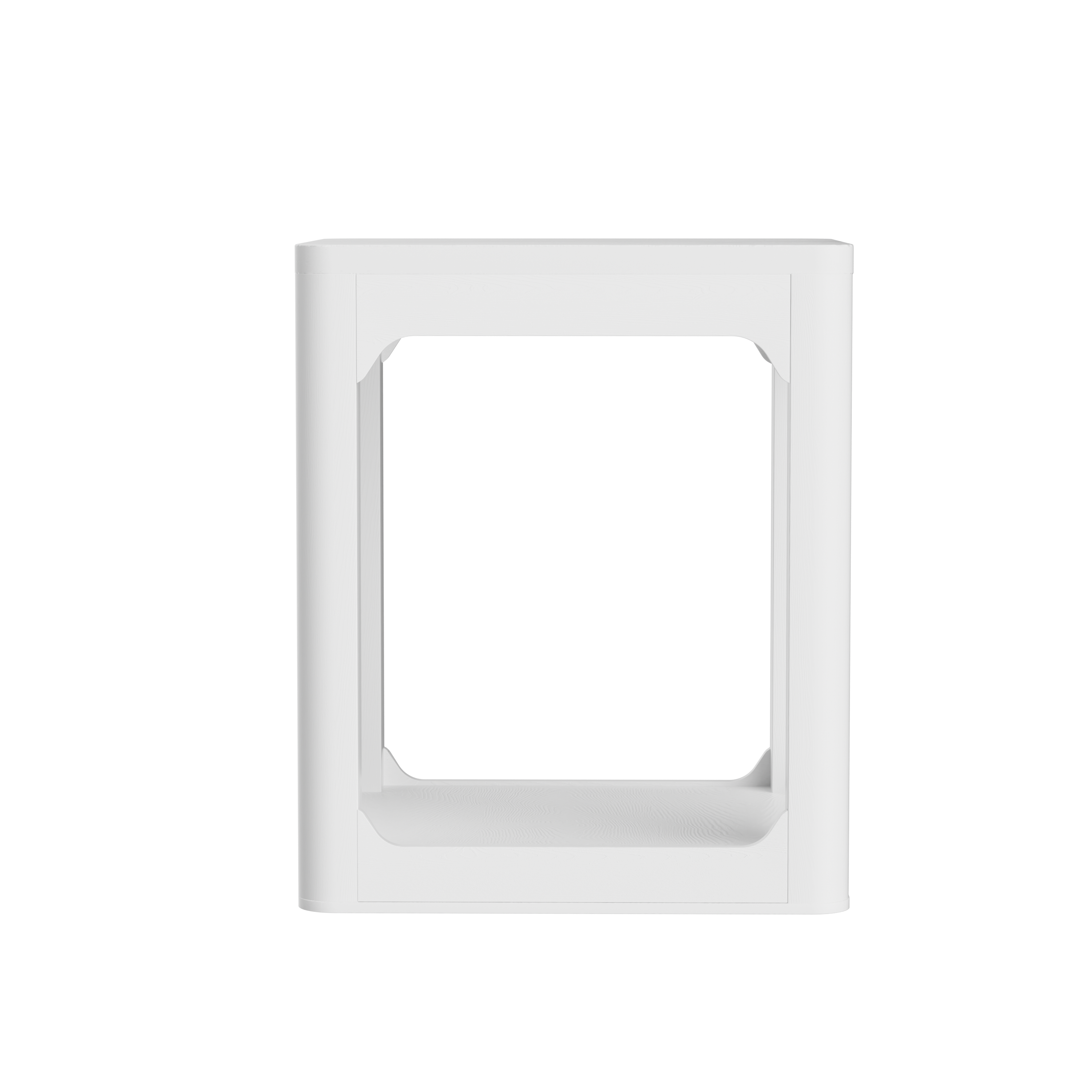Lot de 2 tables d'appoint gigognes blanches avec d - image 7