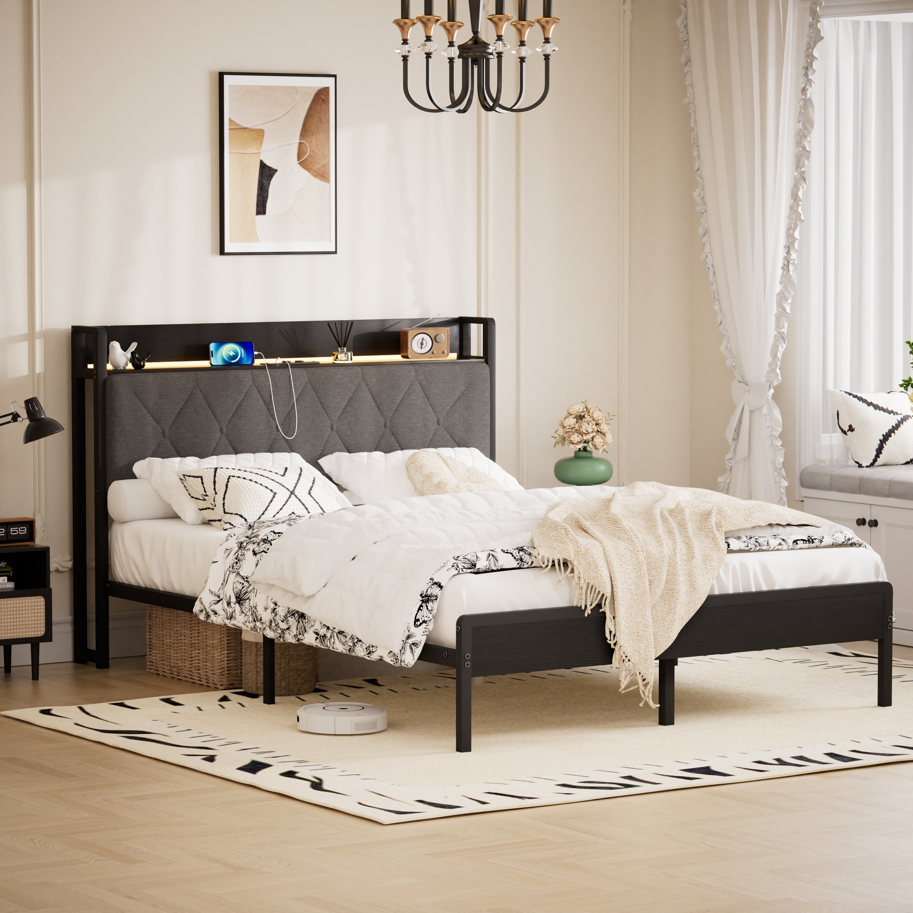 Détail du lit double
