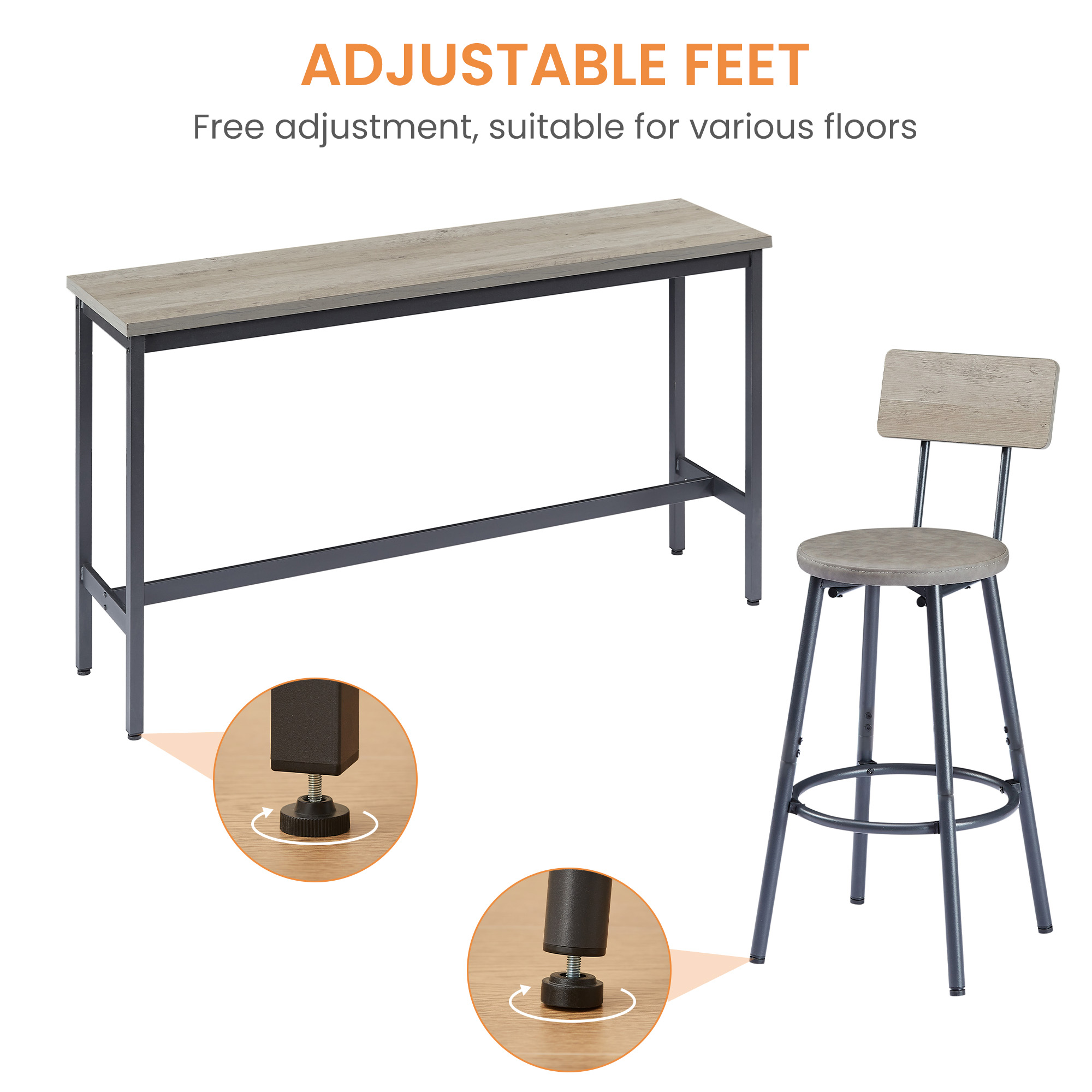Présentation du tabouret de bar