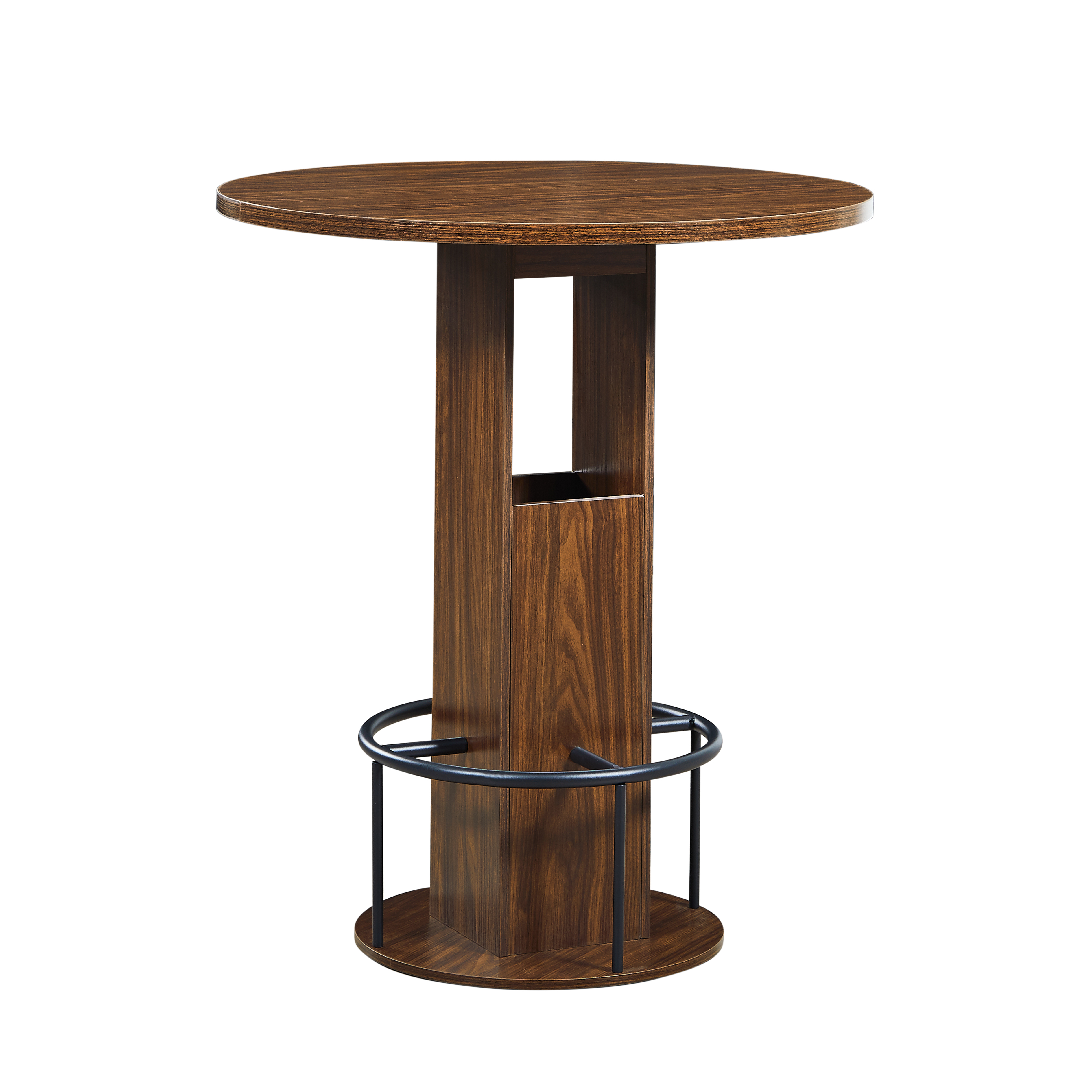 Table à manger ronde Ø80 cm en panneau de particul - image 2