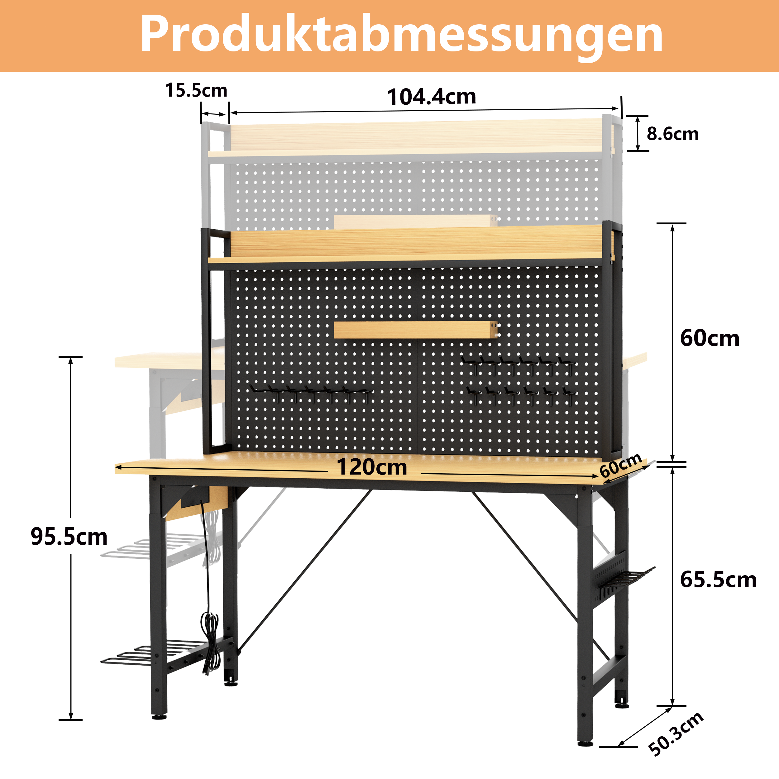 Dimensions du bureau