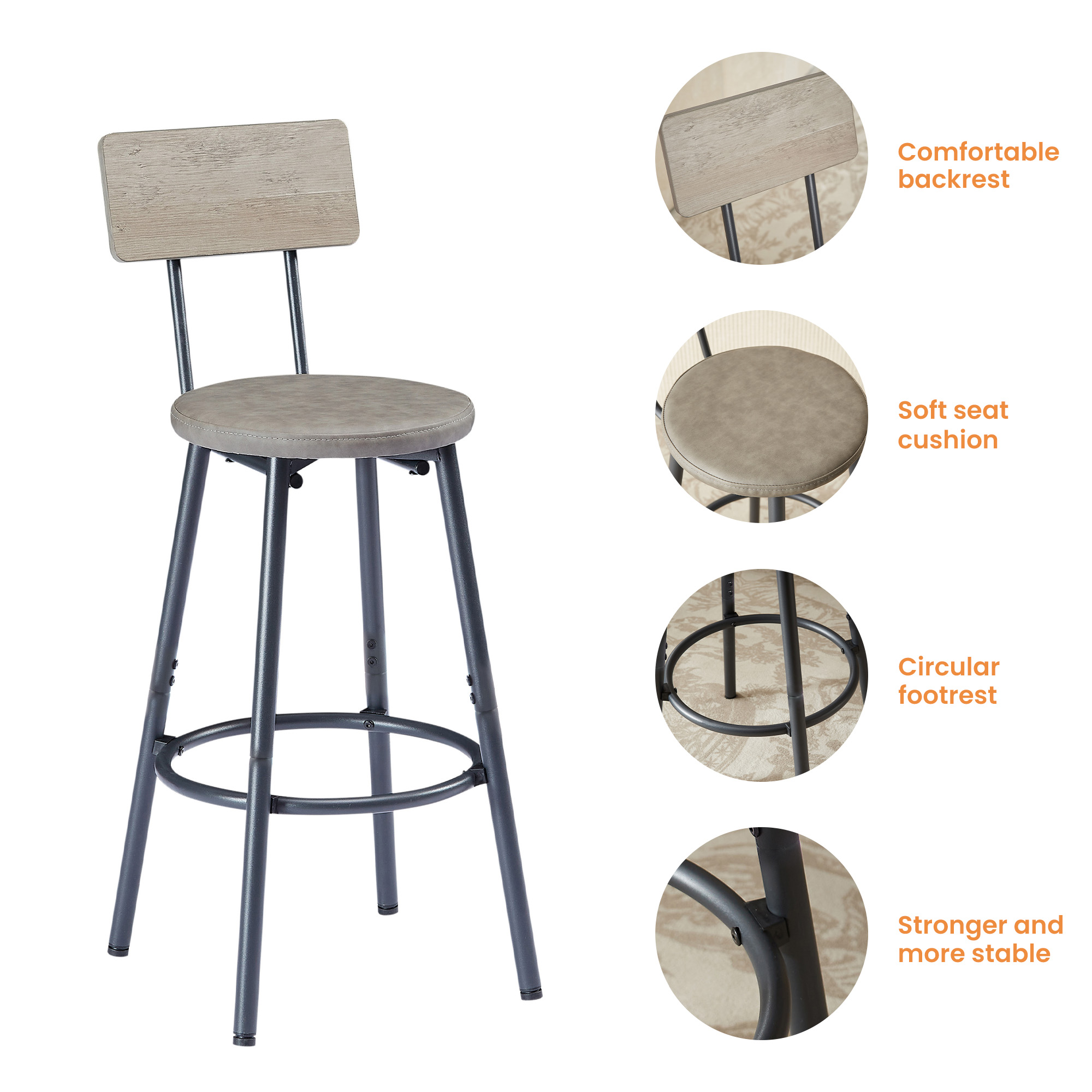 Présentation du tabouret de bar