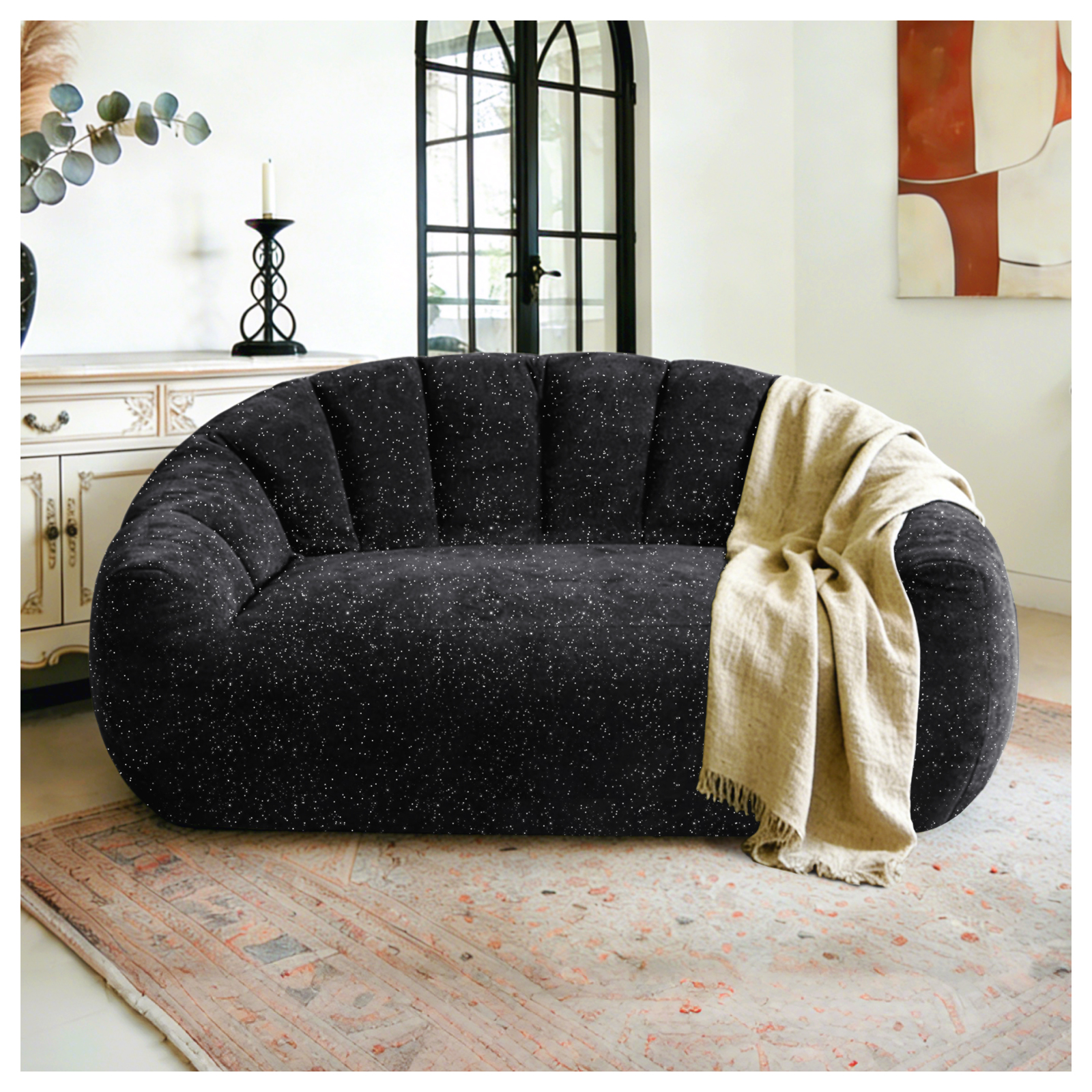 Starry Sky Bear Paw Sofa,Bean Bag Chairs Comfy Bea