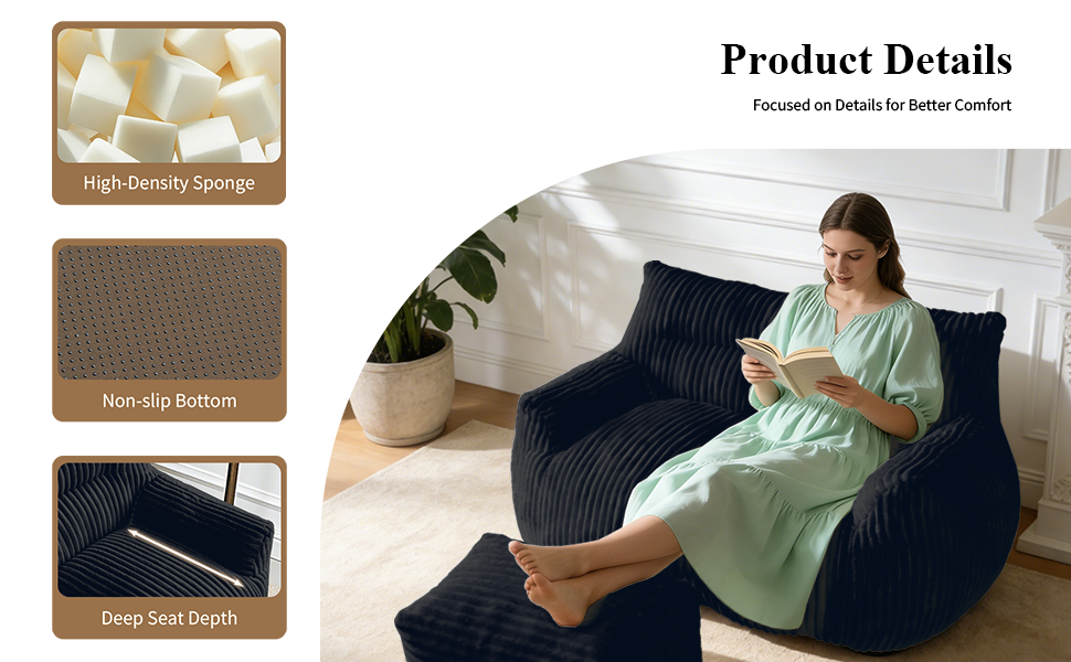 Présentation du fauteuil lounge