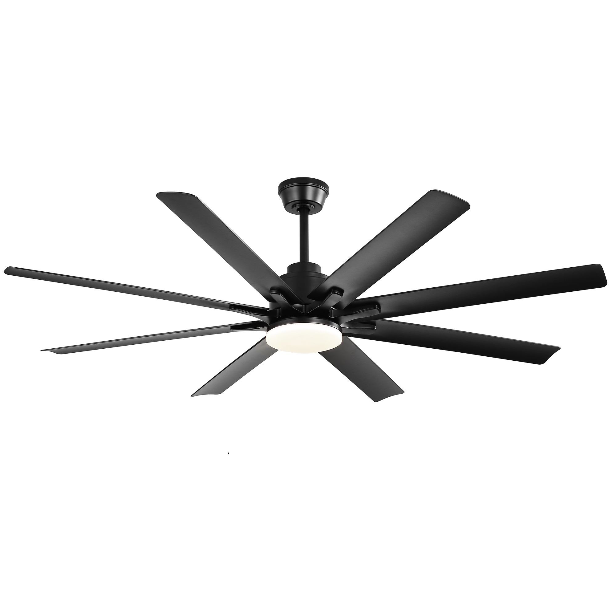 52-Zoll-Deckenventilator mit Beleuchtung, Dimmbar,