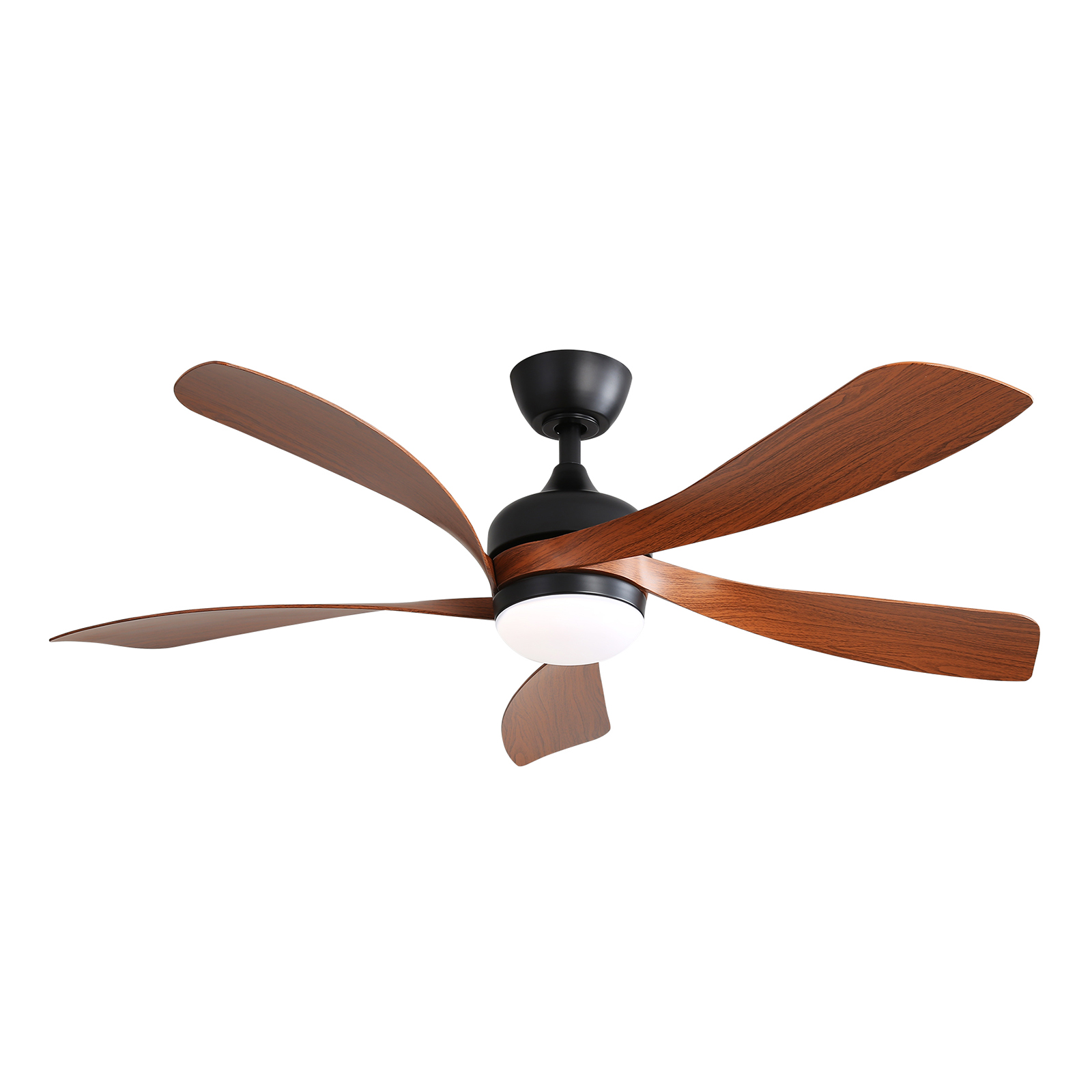 Design moderne ventilateur plafond noir