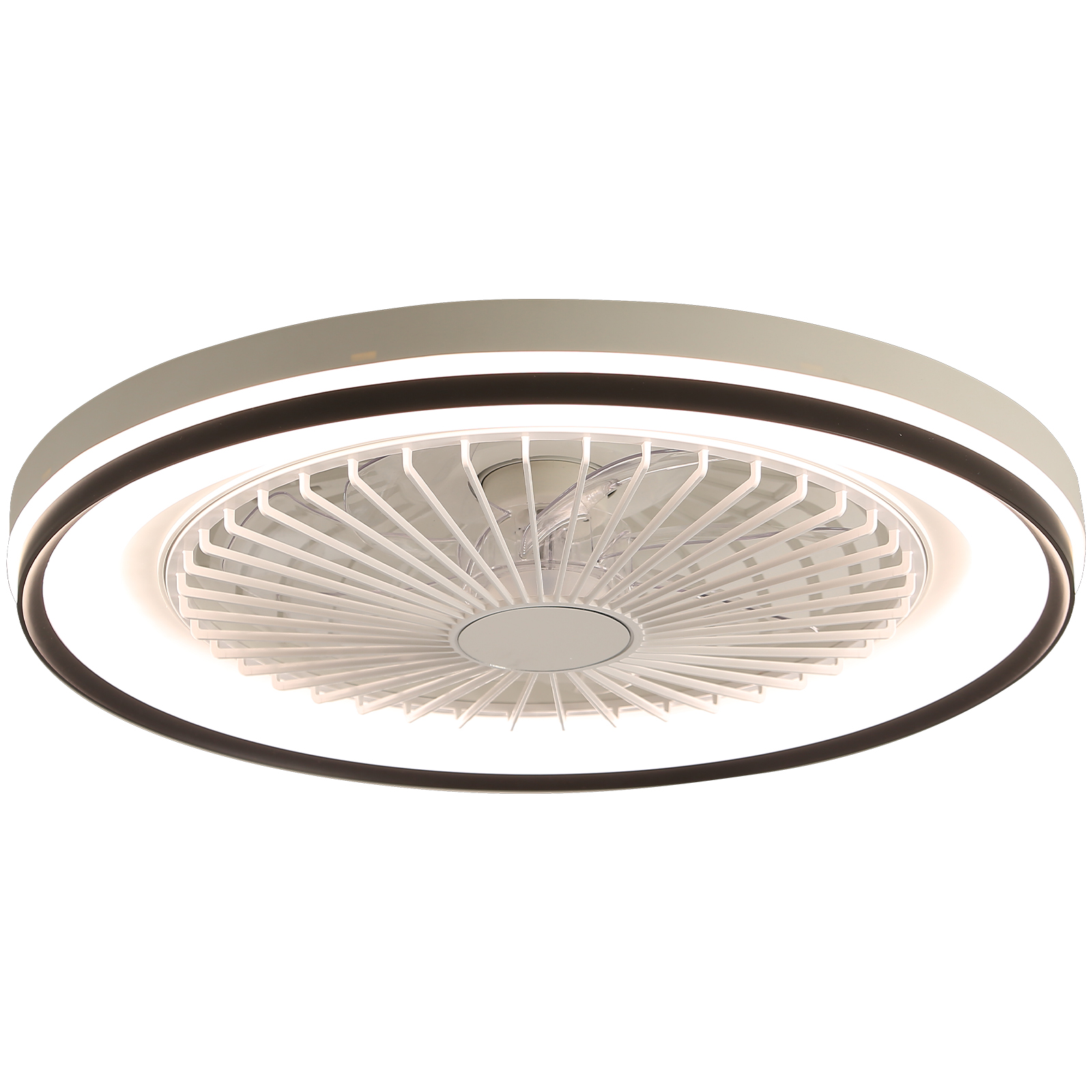 19-Zoll Flach-Deckenventilator mit 6-stufiger Fern