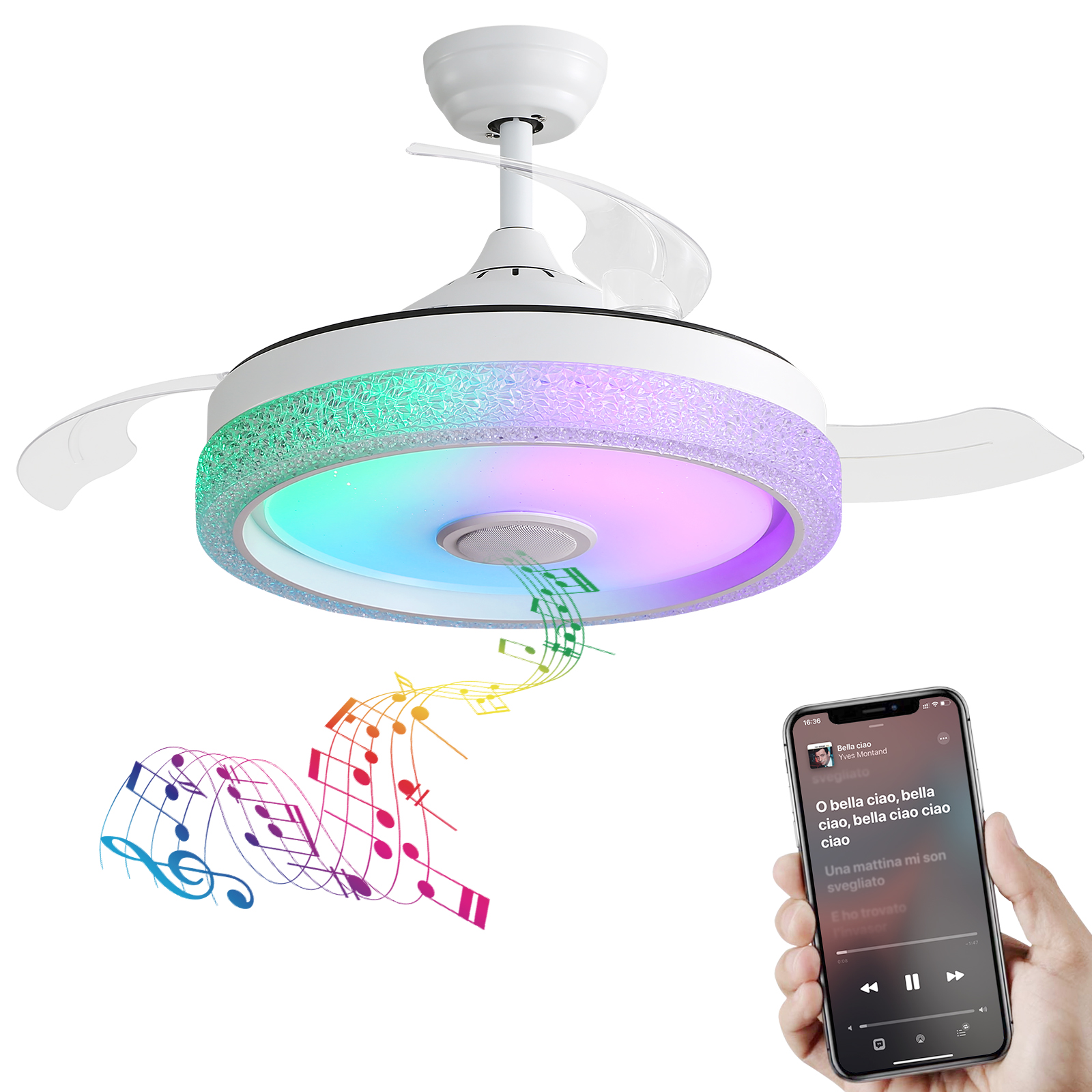 Vue principale du ventilateur