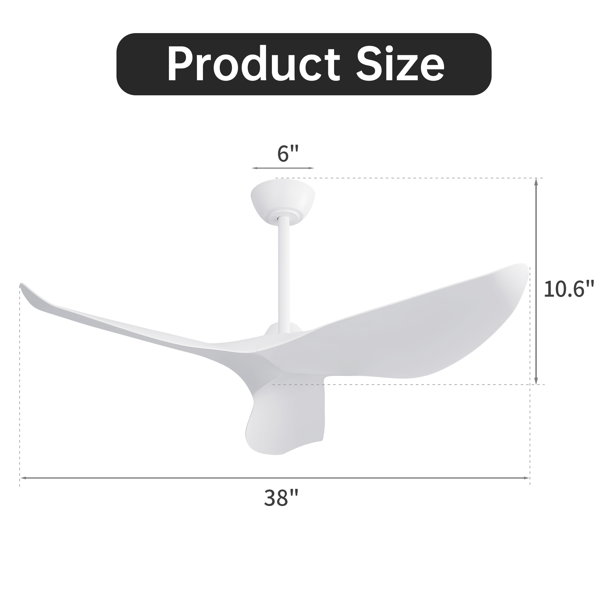 Dimensions du ventilateur