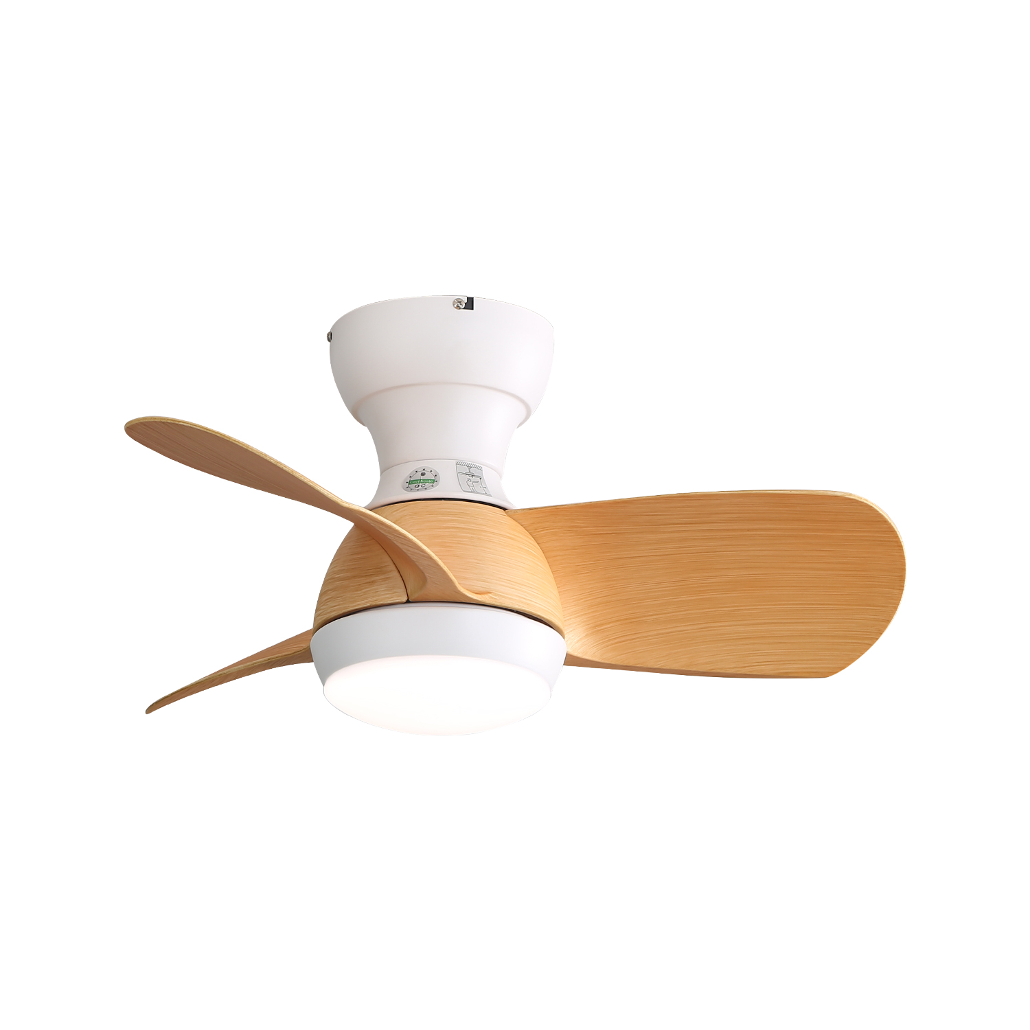 23-Zoll (58 cm) Mini LED-Deckenventilator mit dimm