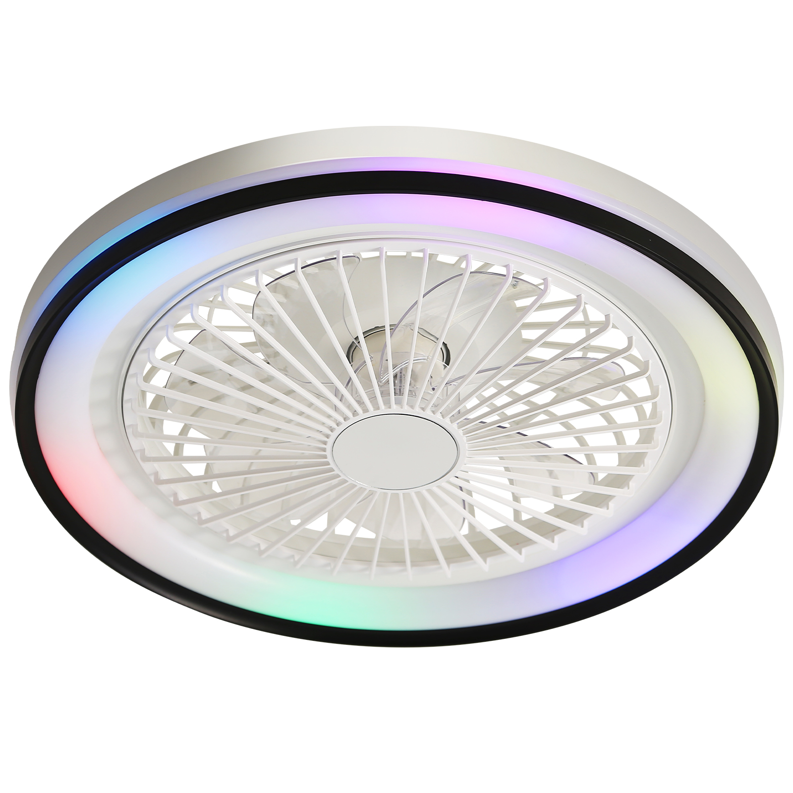19-Zoll Flach-Deckenventilator mit 6-stufiger Fern