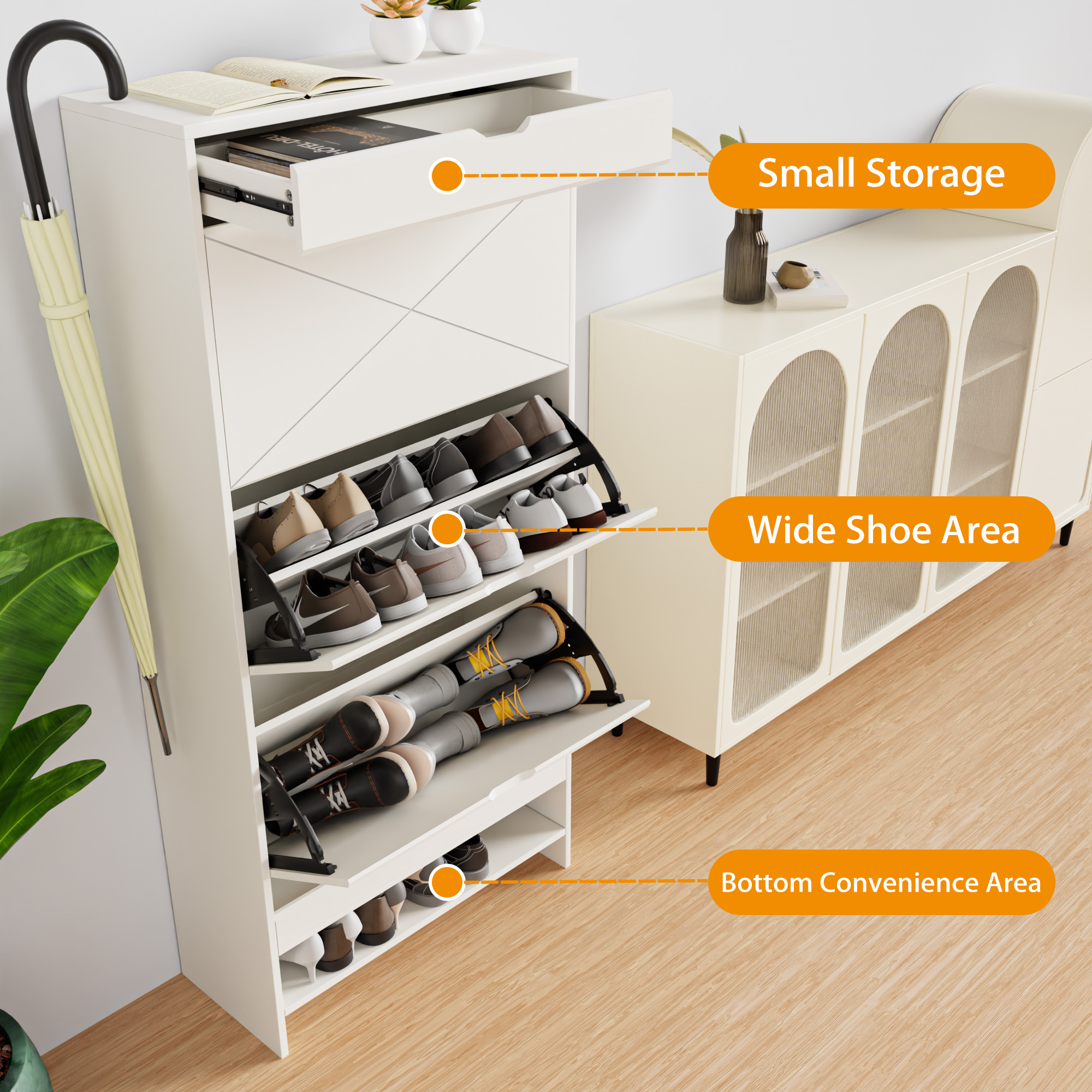 Présentation du meuble à chaussures