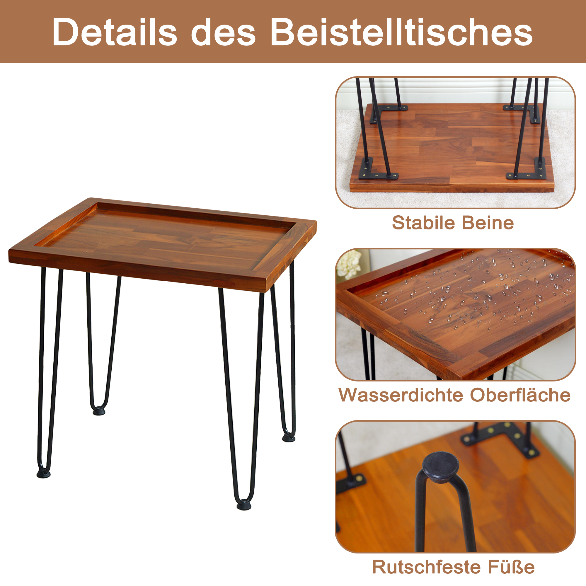 Détail du table basse